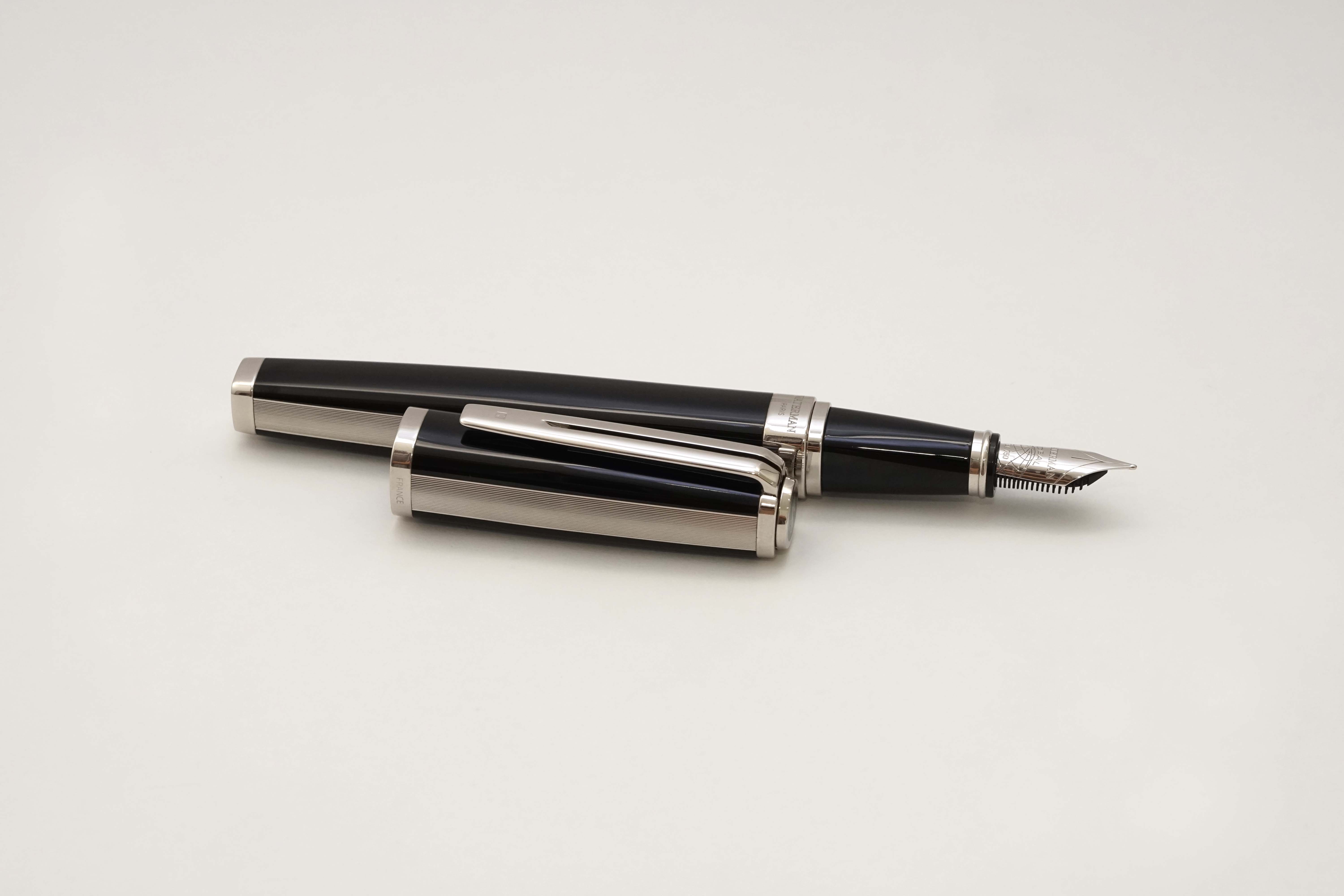 Bút máy Waterman Exception Night And Day Black ST 18K F