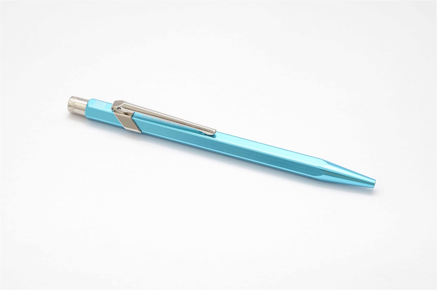 Bút bi Caran D'Ache 849 Claim Your Stlye Polar Blue Ballpoint Pen