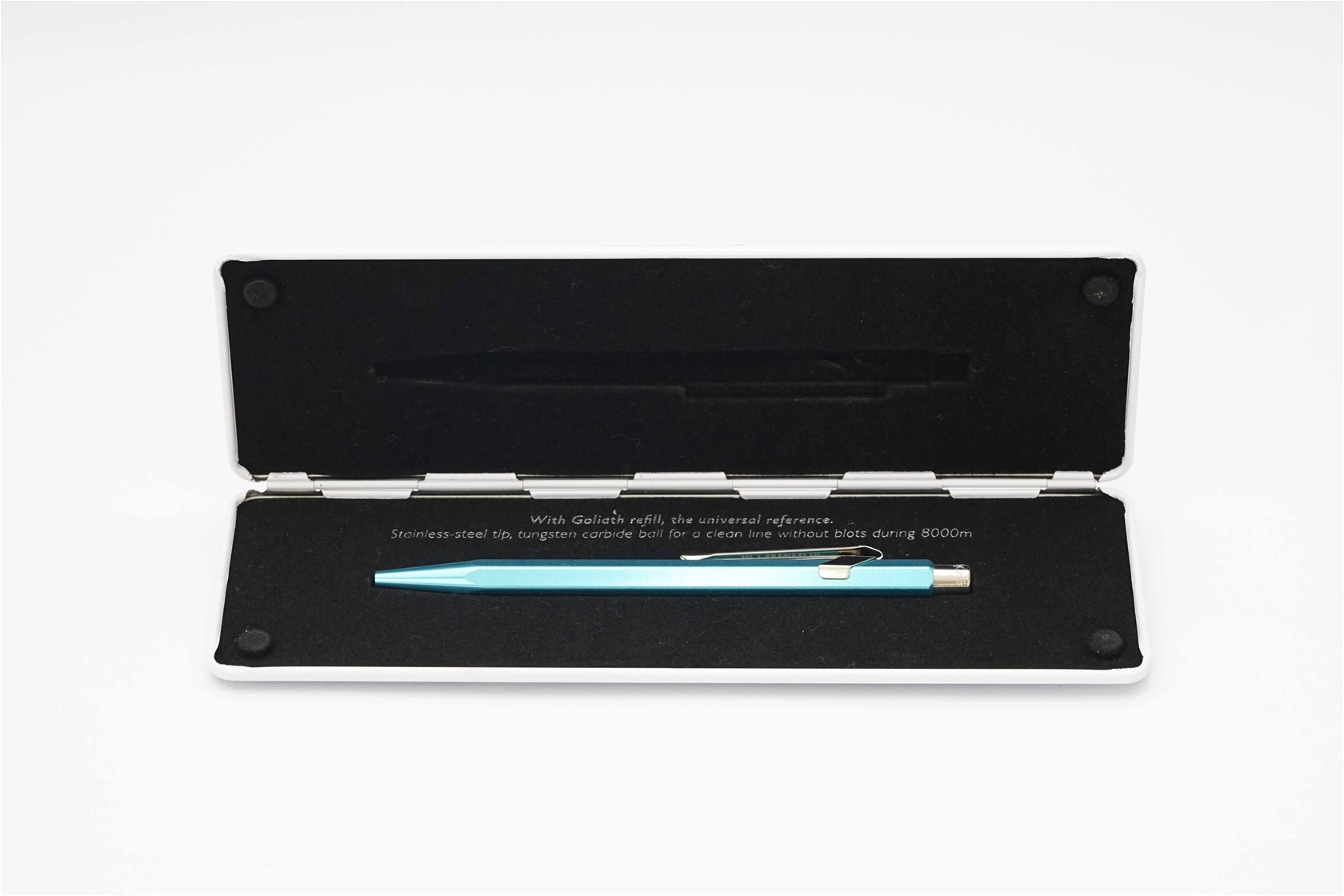 Bút bi Caran D'Ache 849 Claim Your Stlye Polar Blue Ballpoint Pen