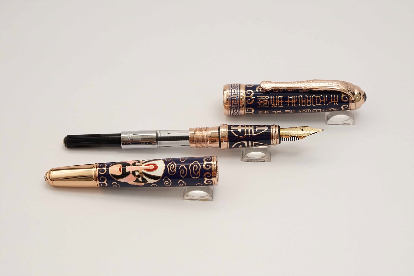 Bút máy Duke Beijing Opera Rhythm Cloisonné 18K M