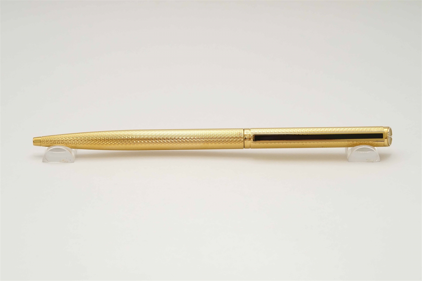 Bút bi Dunhill Gemline Gold Plated Barley Pattern Ballpoint Pen