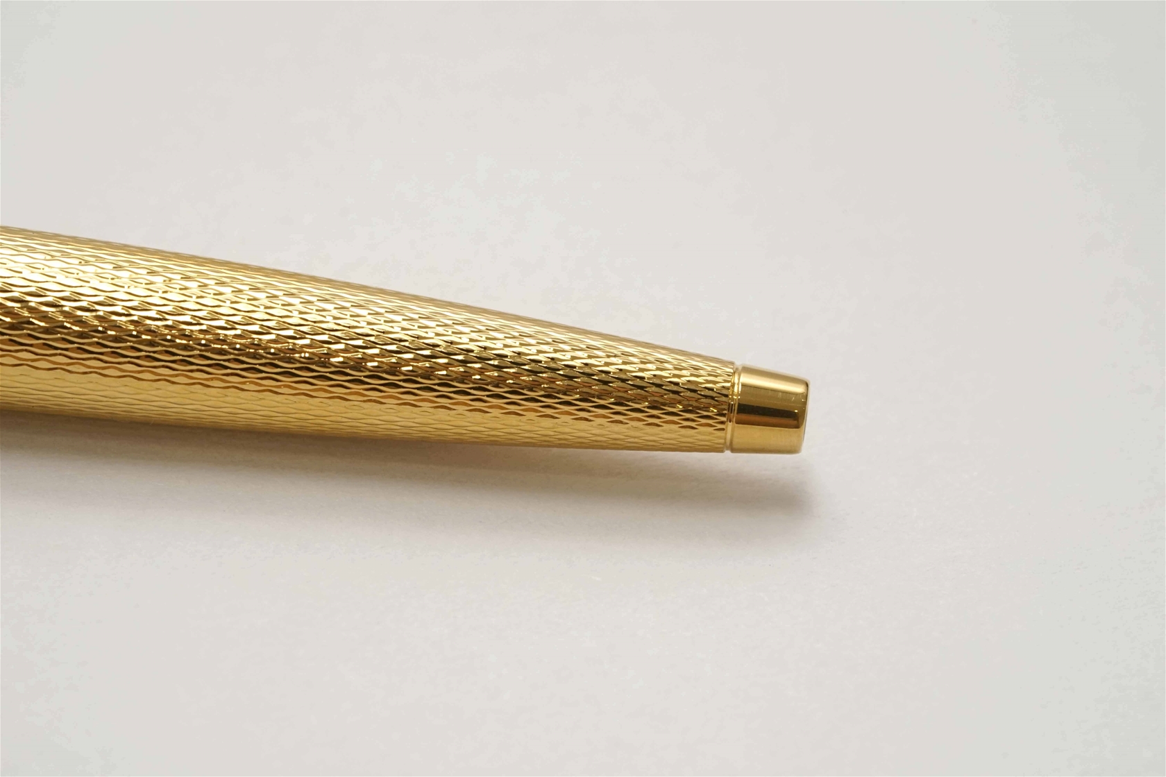 Bút bi Dunhill Gemline Gold Plated Barley Pattern Ballpoint Pen