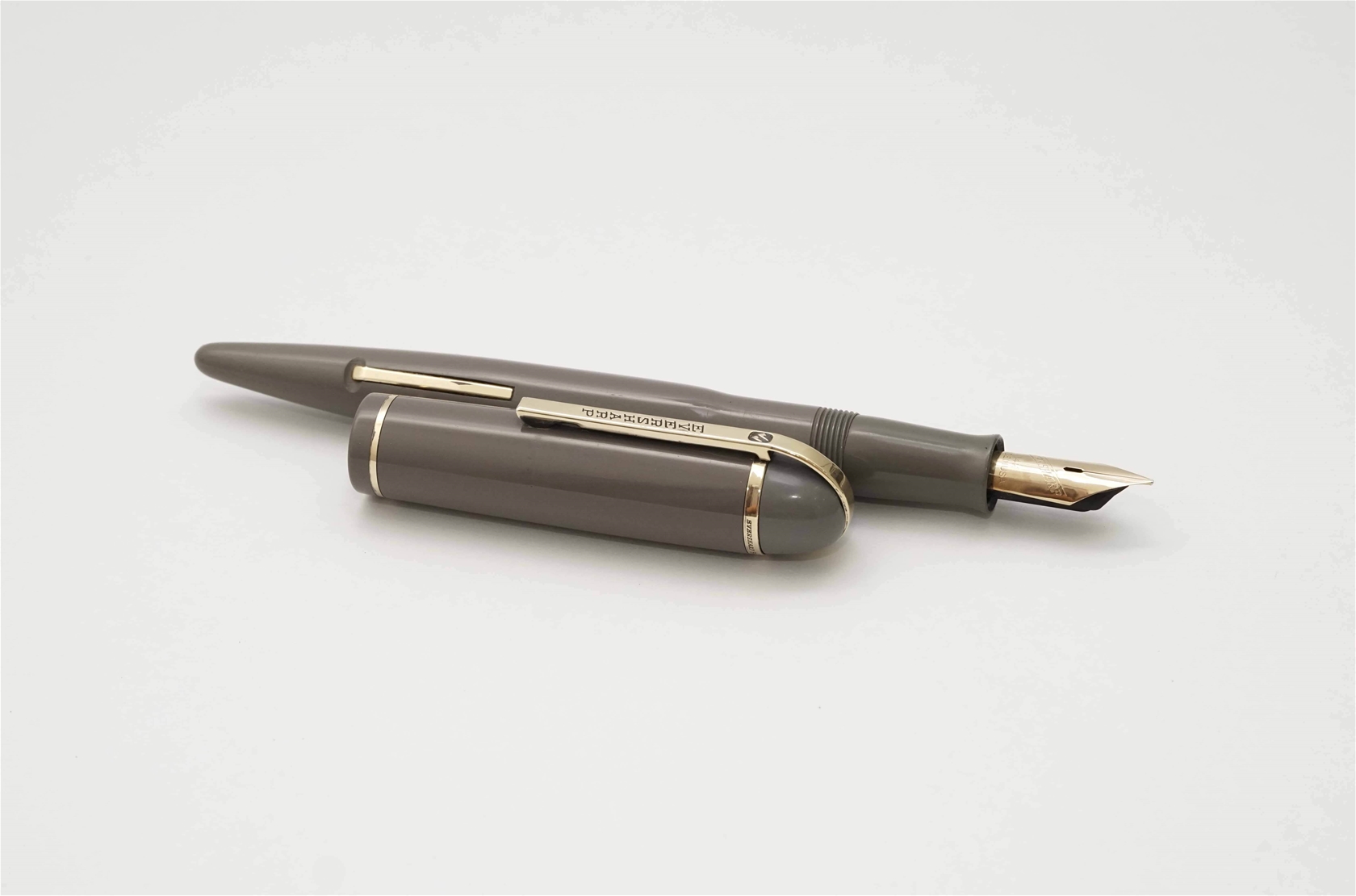 Bút máy Eversharp Skyline Gray Cap & Barrel 14K EF