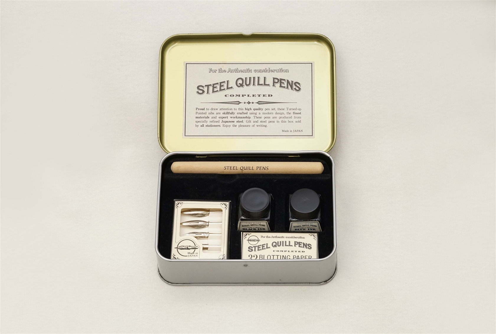 Set bút chấm mực Steel Quill Dip Pen Set 5 Nib