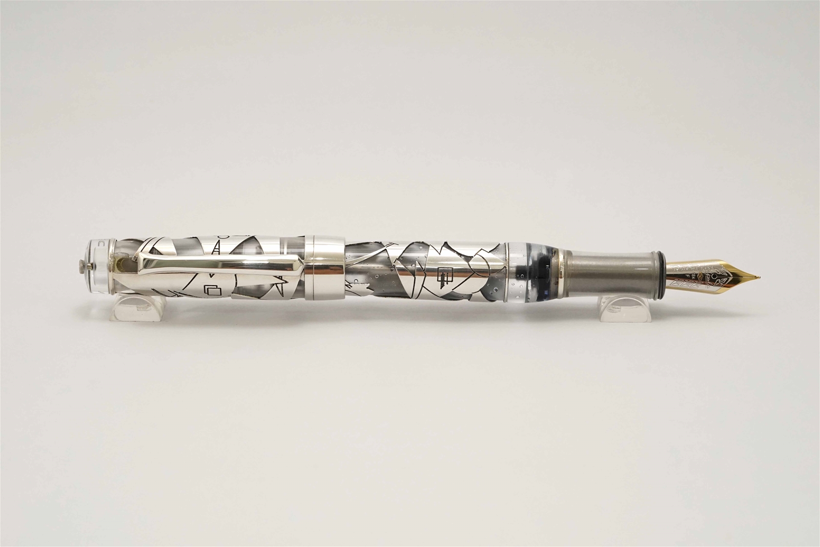 Bút máy Stipula Galileo Kandinsky Skeleton Limited Edition 18K F