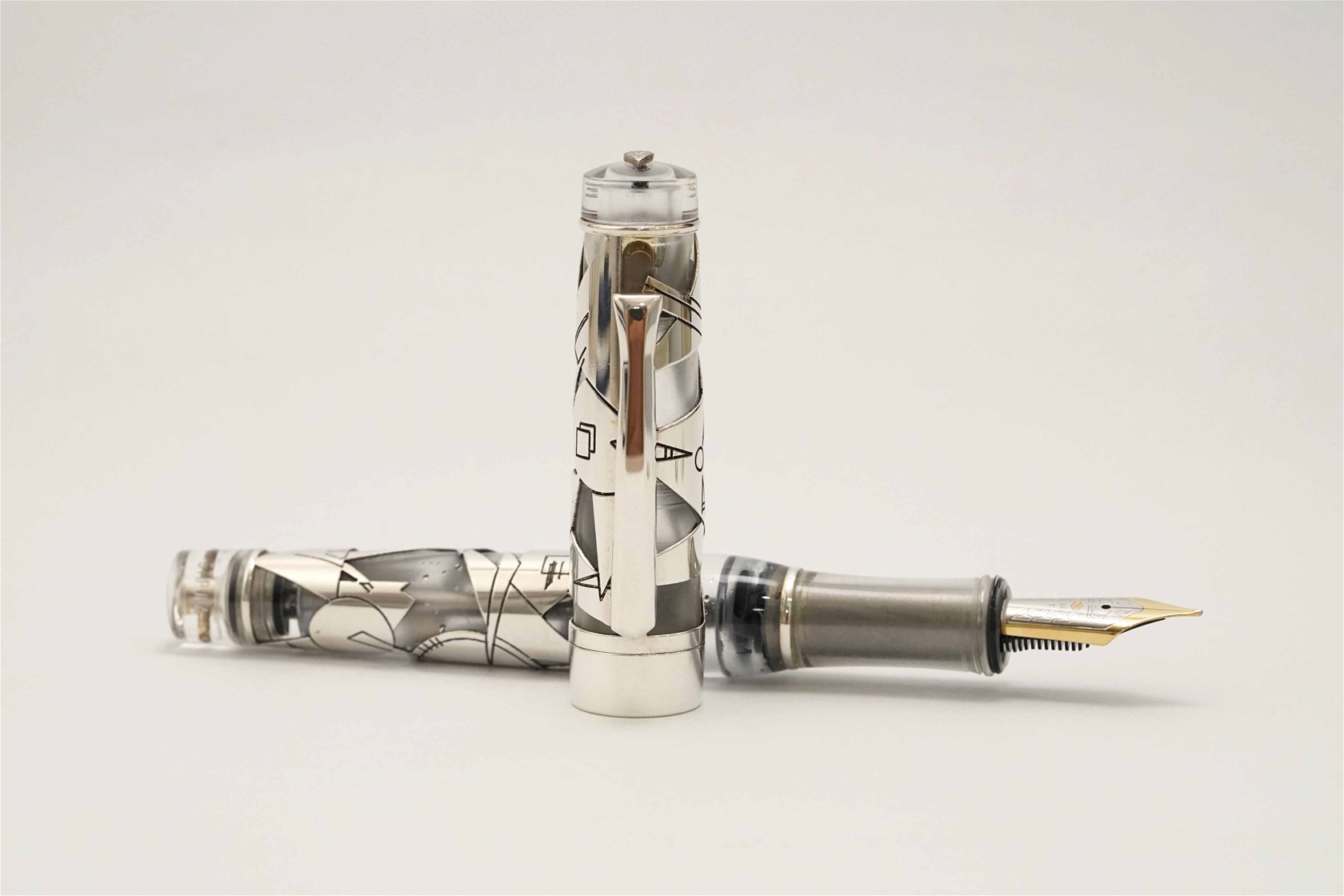 Bút máy Stipula Galileo Kandinsky Skeleton Limited Edition 18K F