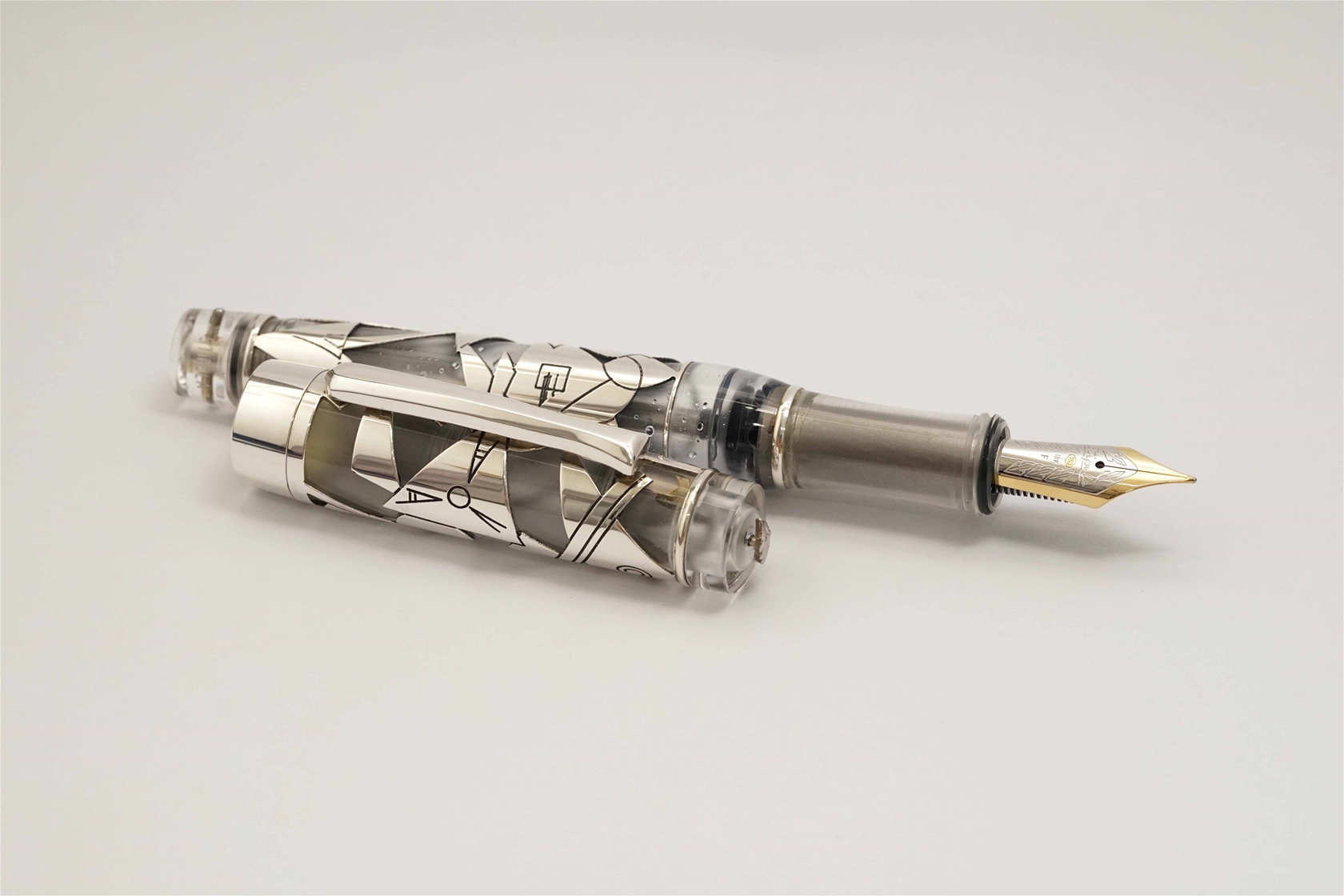 Bút máy Stipula Galileo Kandinsky Skeleton Limited Edition 18K F