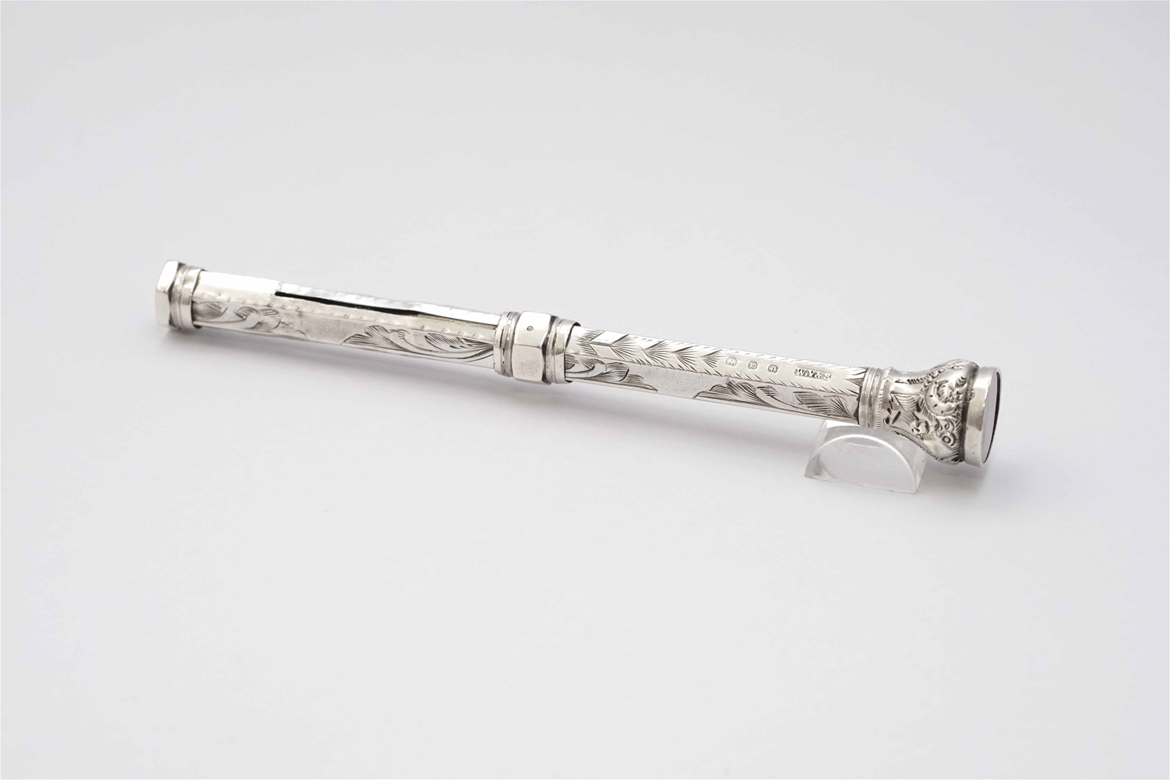 Bút chì Victorian Silver Propelling Pencil by William Vale & Son 