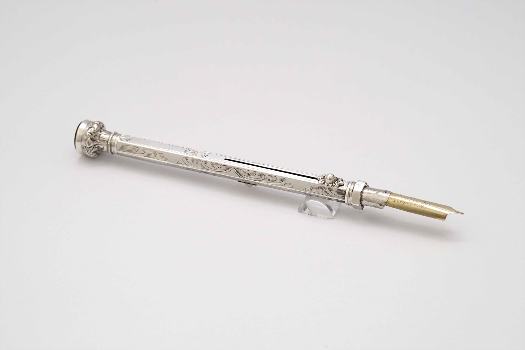 Bút Victorian Silver Sliding Dipping Pen & Propelling Pencil by William Vale & Son