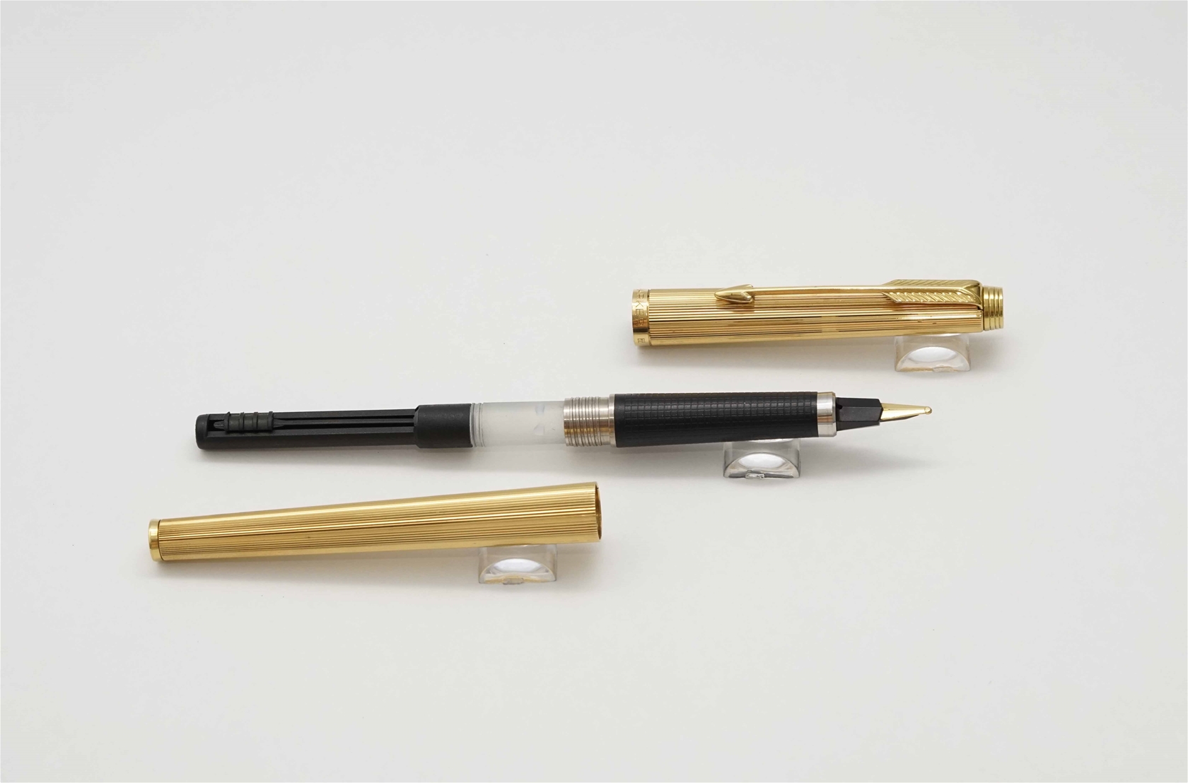 Bút máy Parker 180 Gold Plated Milleraies 14K B 