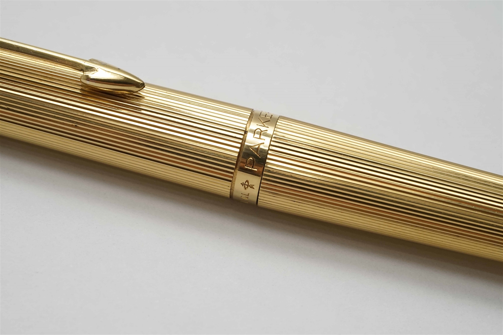 Bút máy Parker 180 Gold Plated Milleraies 14K B 