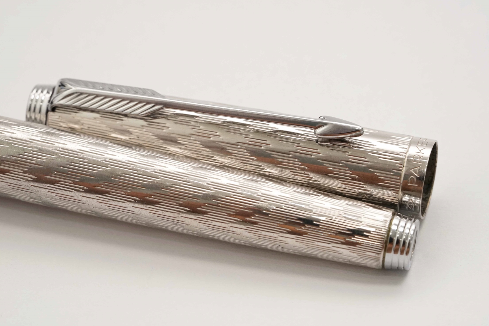 Bút máy Parker 75 Flamme Silver Plated 14K XF