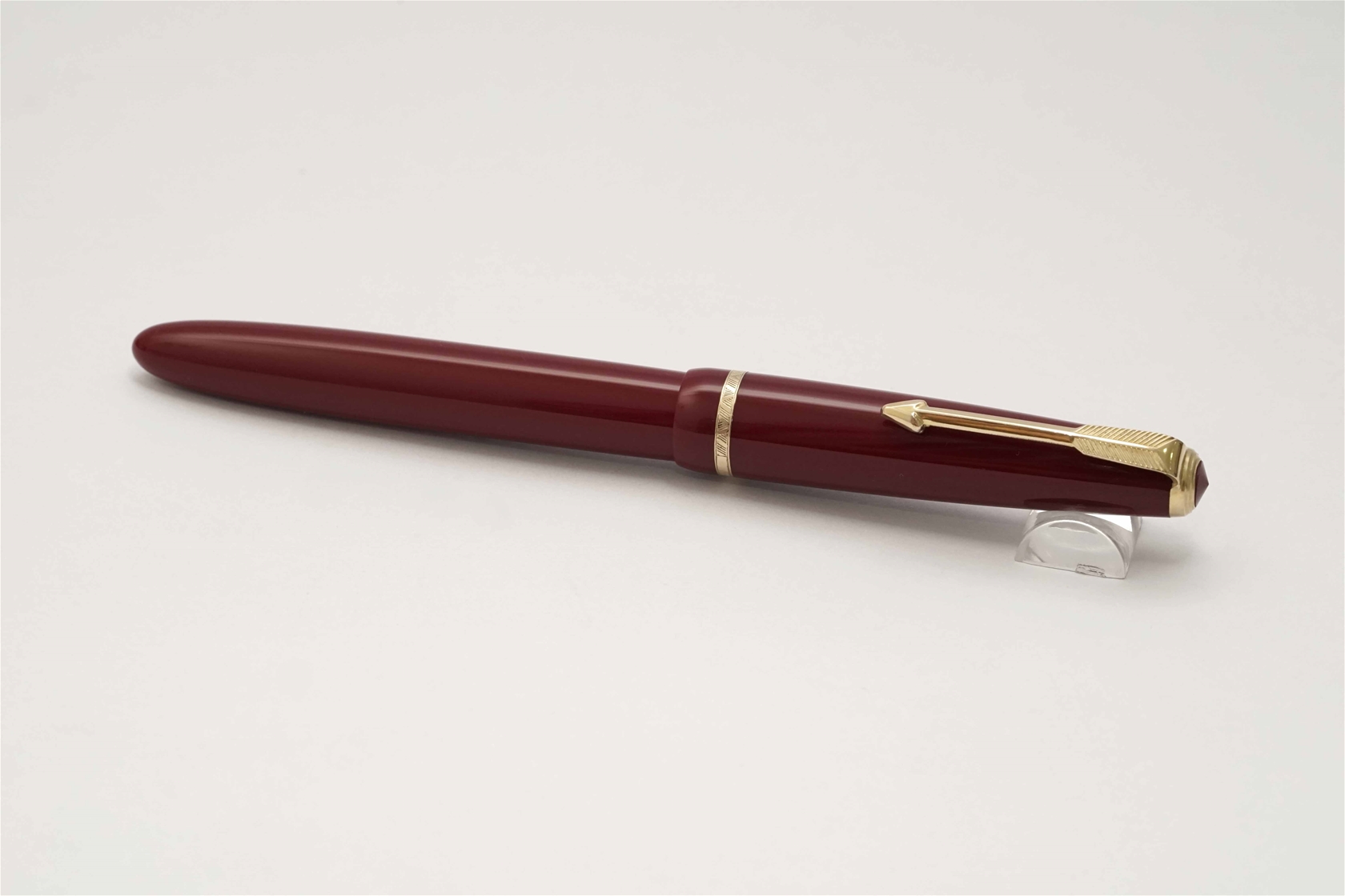 Bút máy Parker Duofold Slimfold Burgundy 14K F