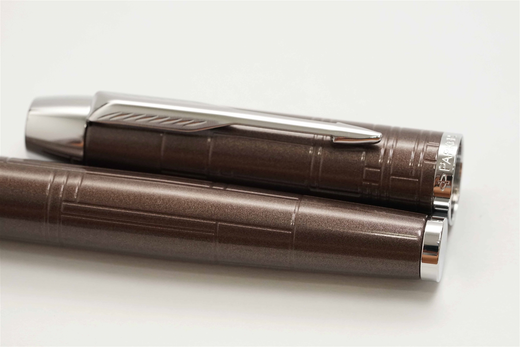 Bút máy Parker IM Premium Metallic Brown CT Steel F