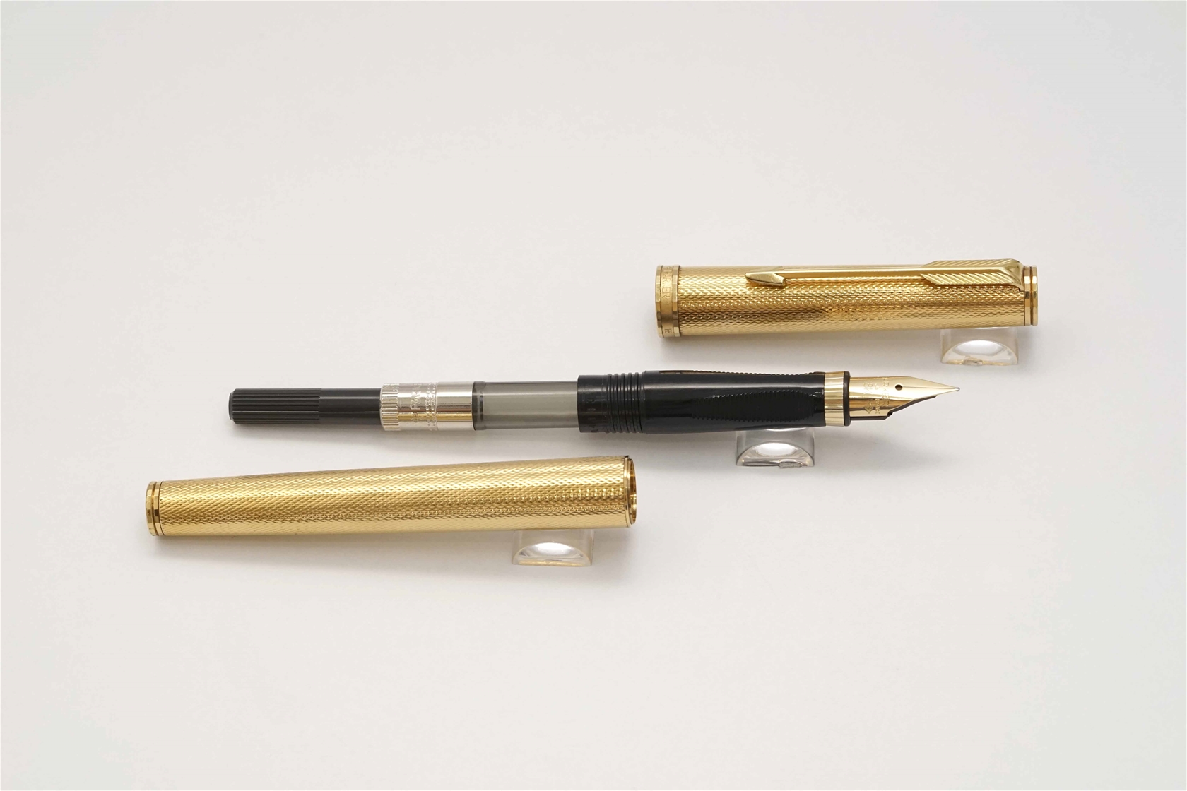 Bút máy Parker Premier Gold Plated Grain d’ORGE Barleycorn 18K F