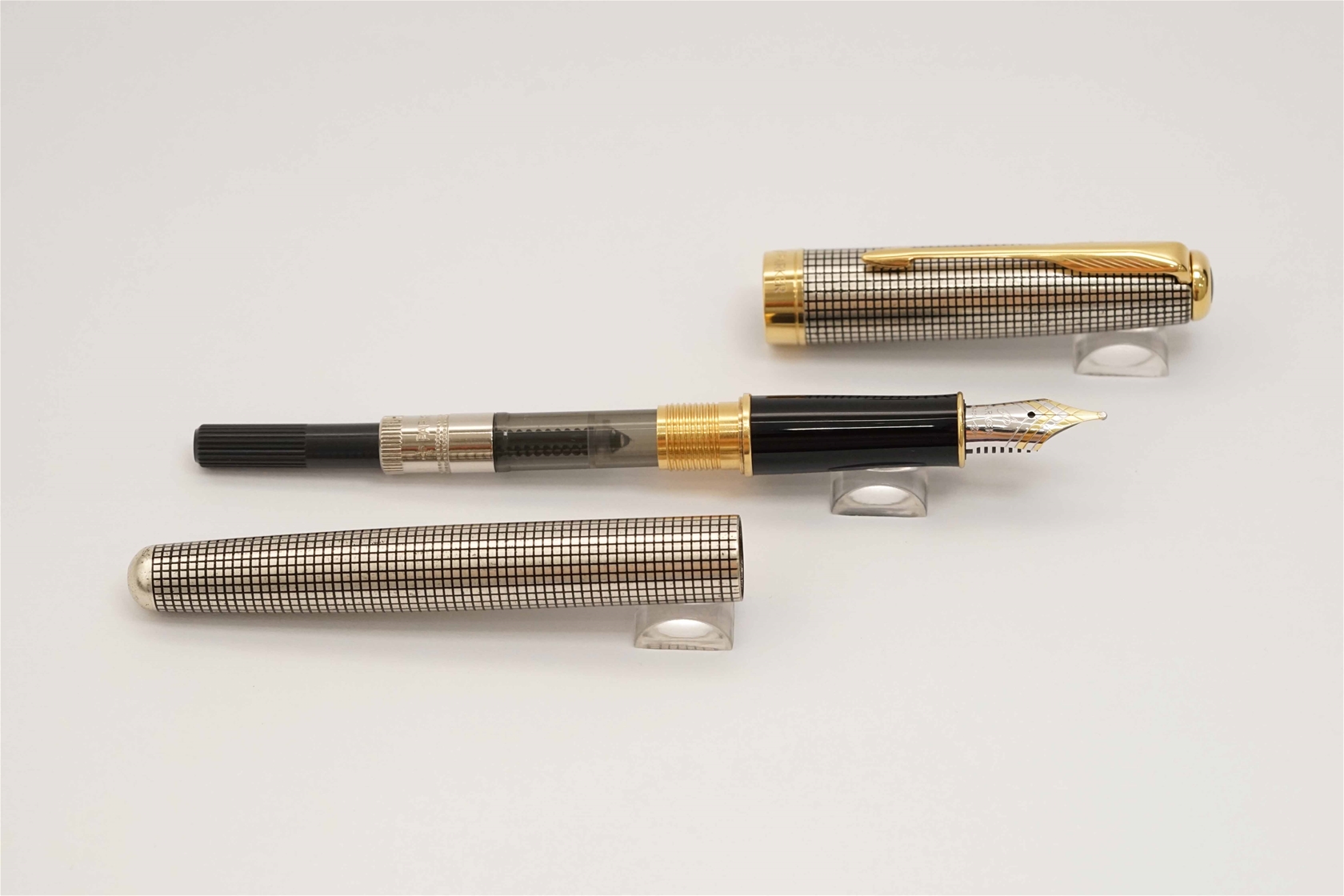 Bút máy Parker Sonnet Cisele Sterling Silver 18K B