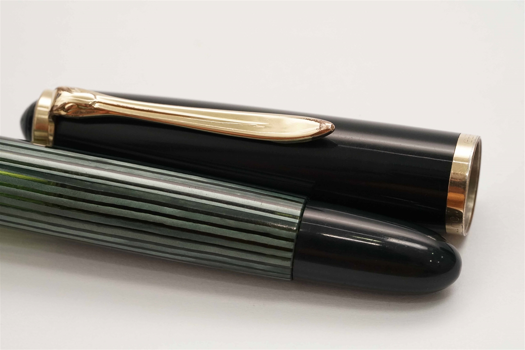 Bút máy Pelikan 400NN Tortoise Green Striped Gunther Wagner 14K F