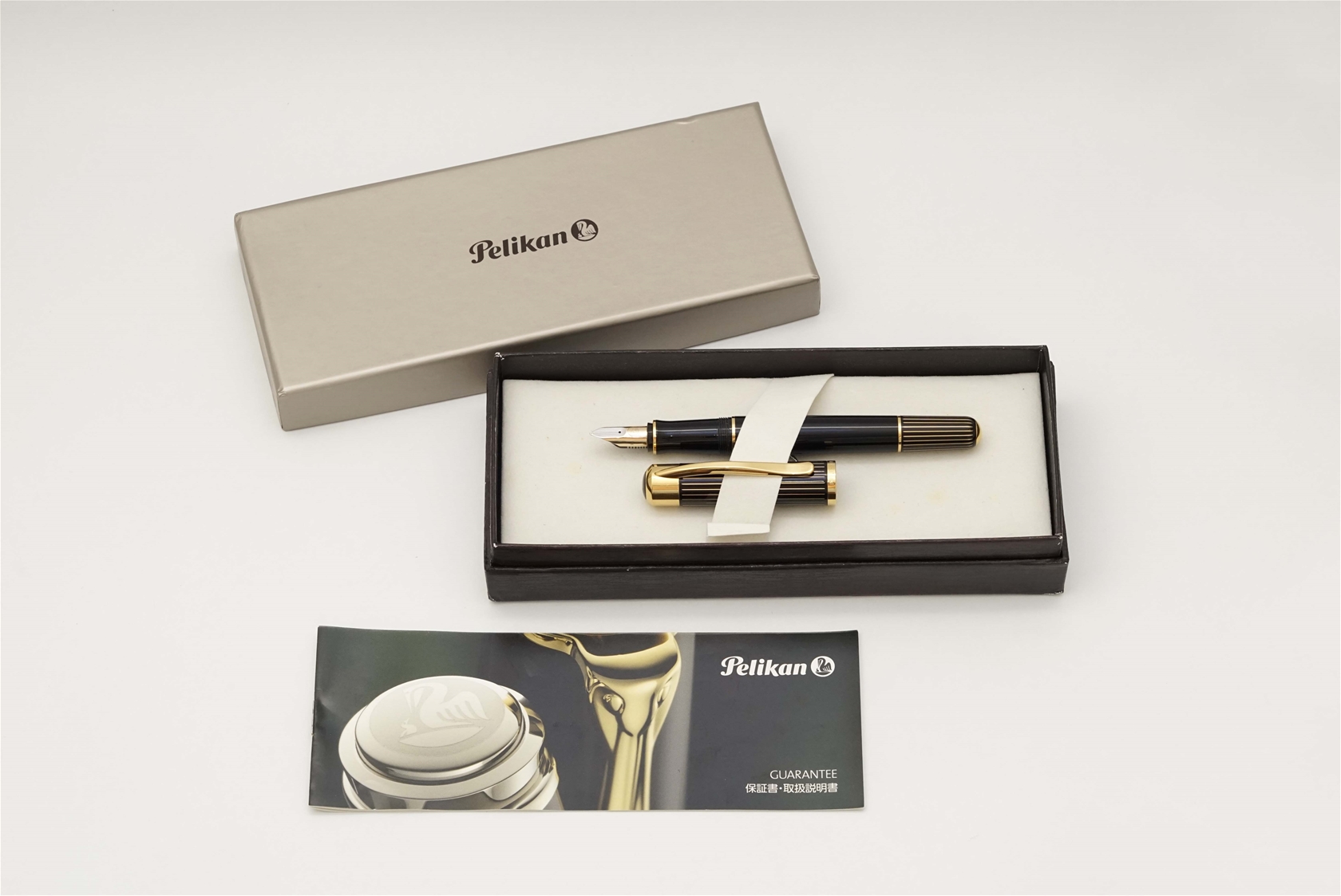 Bút máy Pelikan Ductus P3110 Black & Gold 18K M