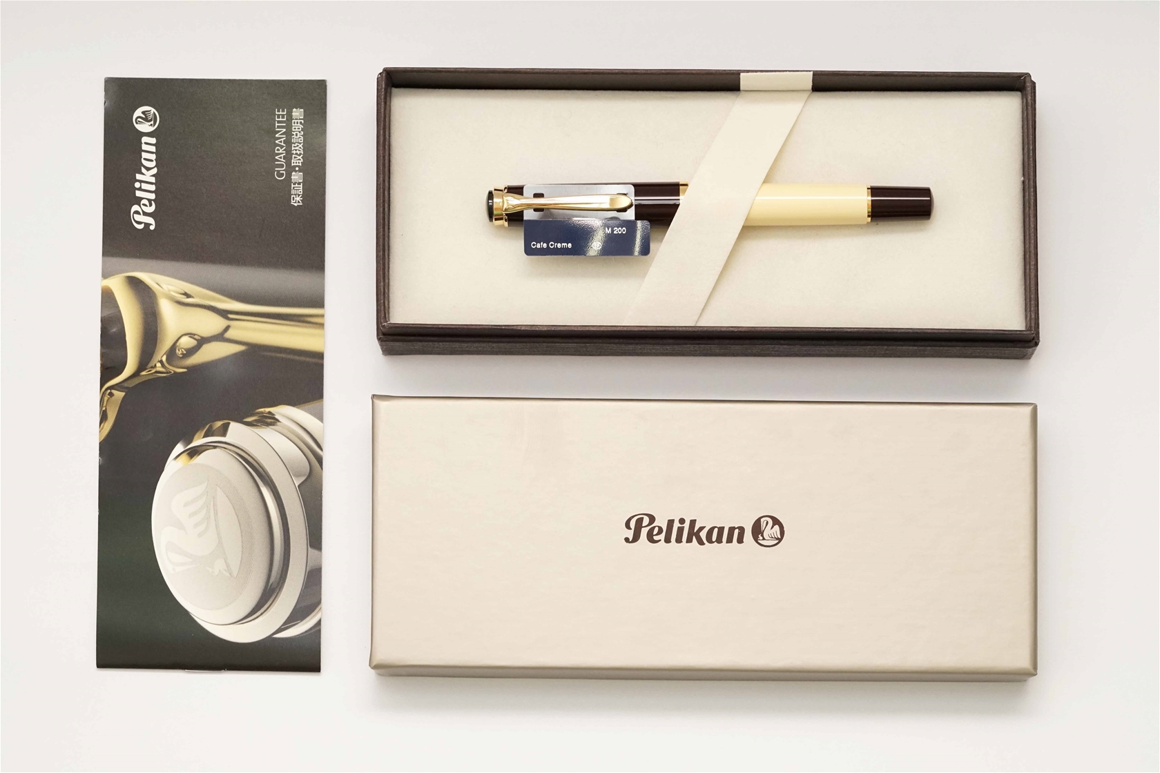 Bút máy Pelikan M200 Cafe Creme Special Edition Steel EF