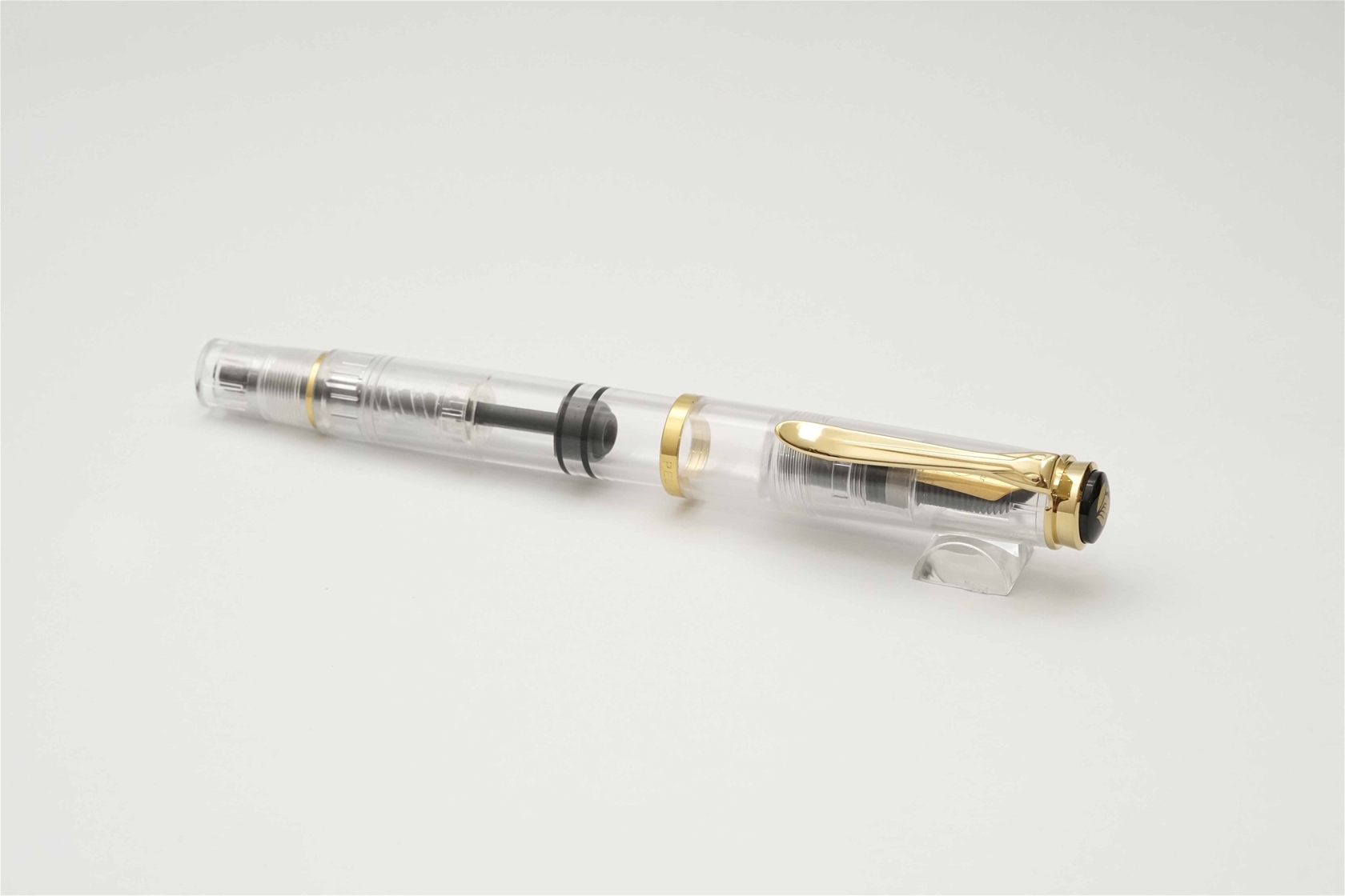 Bút máy Pelikan M200 Clear Demonstrator Steel F 