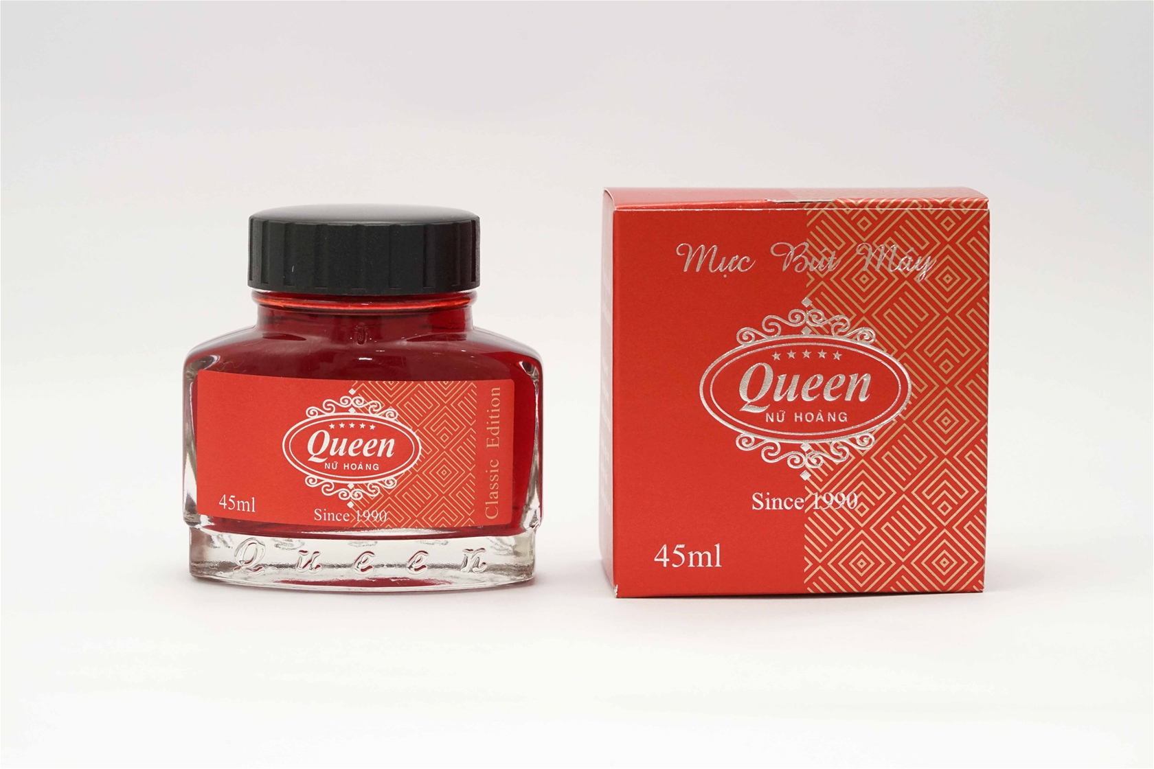 Mực bút máy Queen Premium Red Ink 45ml