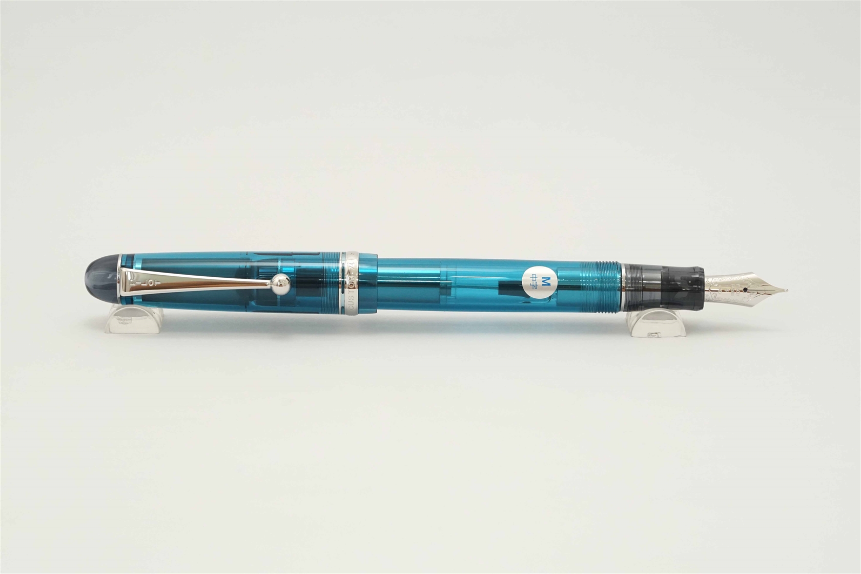 Bút máy Pilot Custom 74 Transparent Turquoise Green 14K M