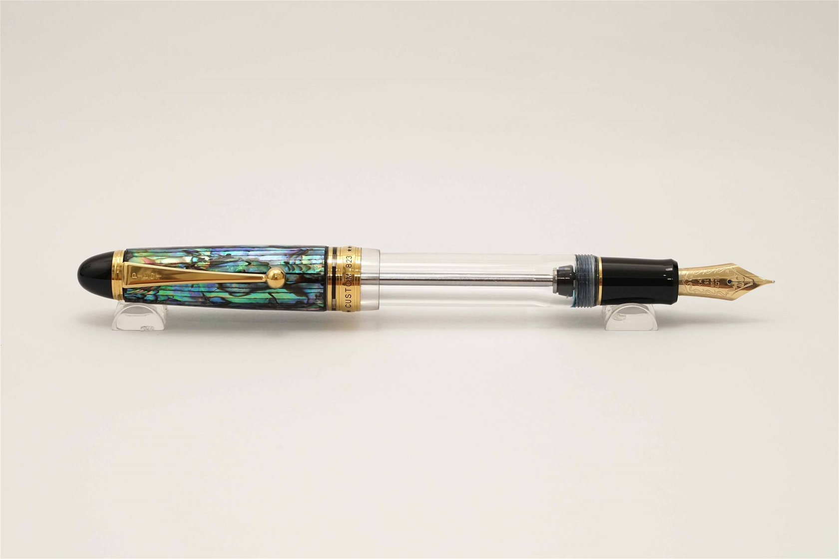 Bút máy Pilot Custom 823 Demonstrator Crystal Transparent with Raden Custom Cap 14K M