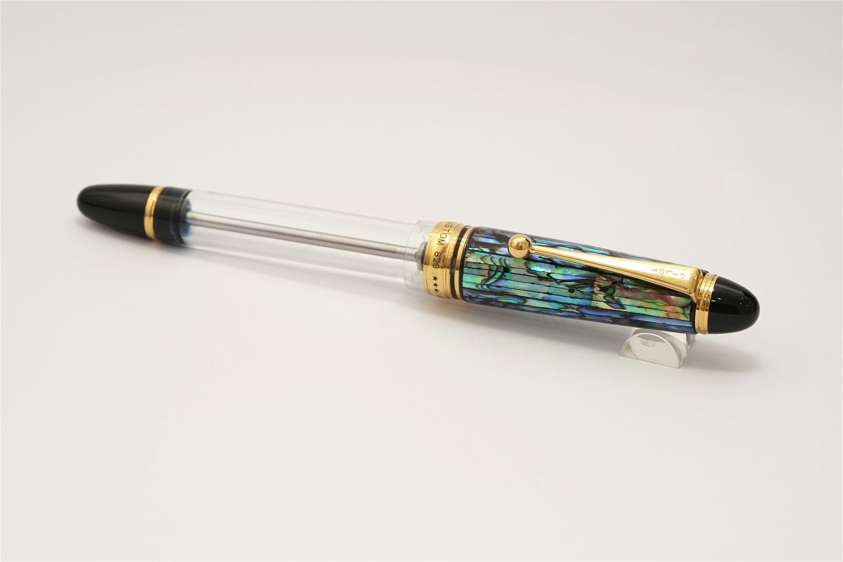 Bút máy Pilot Custom 823 Demonstrator Crystal Transparent with Raden Custom Cap 14K M