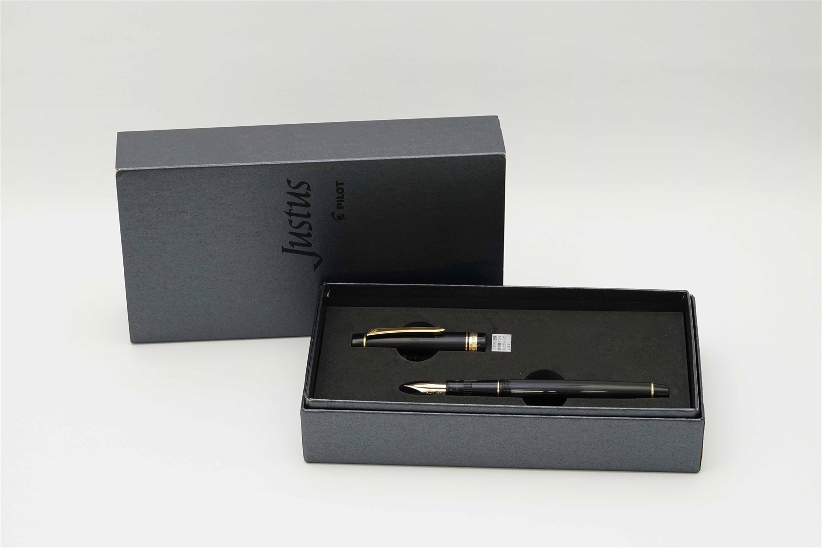 Bút máy Pilot Justus 95 Stripe Black 14K F