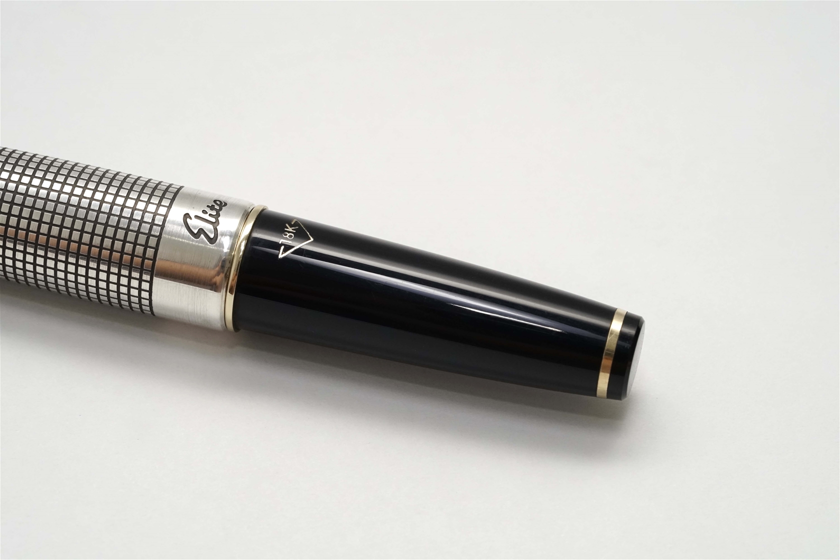 Bút máy Pilot Namiki Elite Sterling Silver Cross-Hatch Cap 18K F