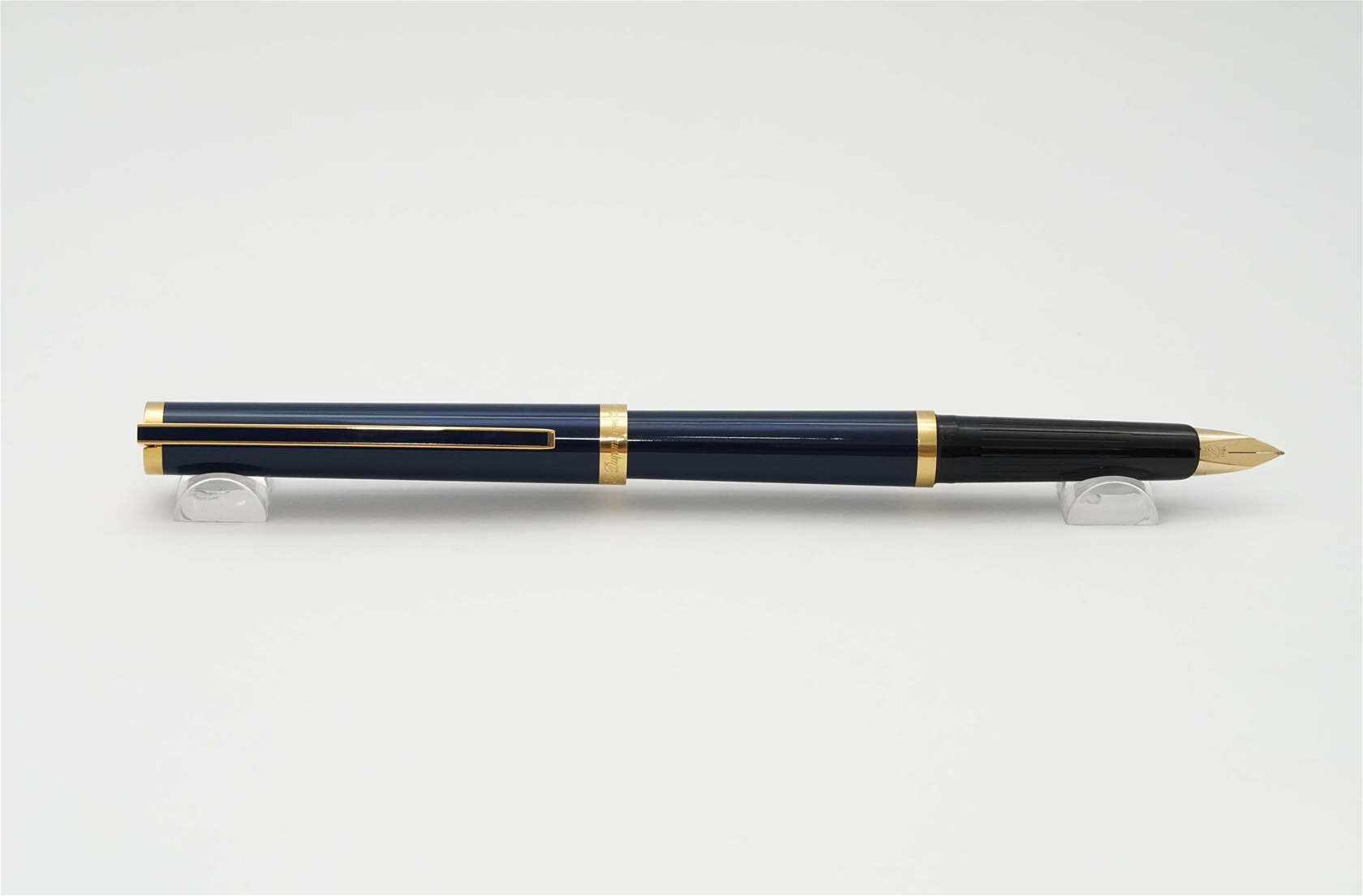 Bút máy S.T. Dupont Classic Dark Blue Lacquer De Chine 18K EF