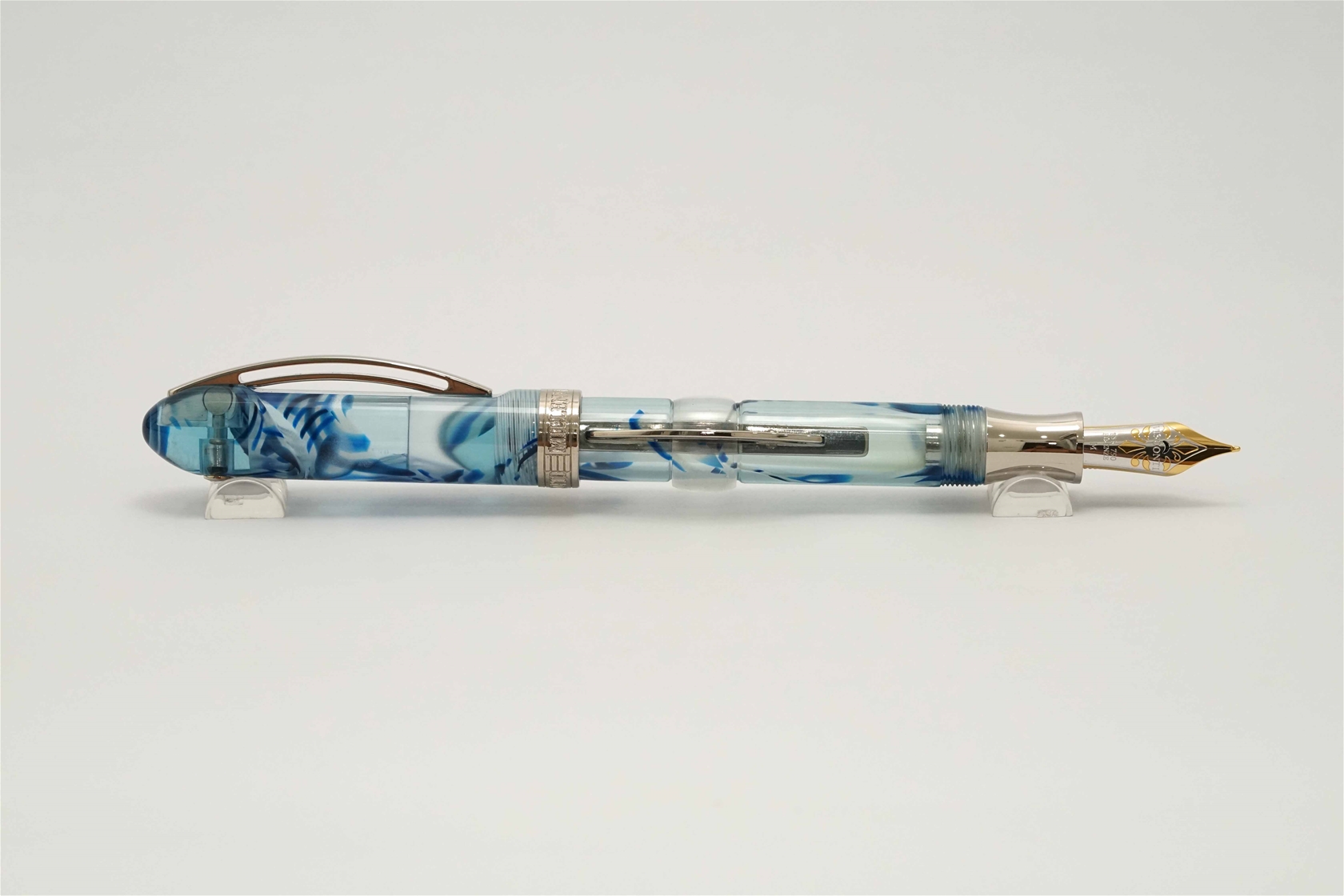Bút máy Visconti Millennium Arc Blue Demonstrator Limited Edition 18K M