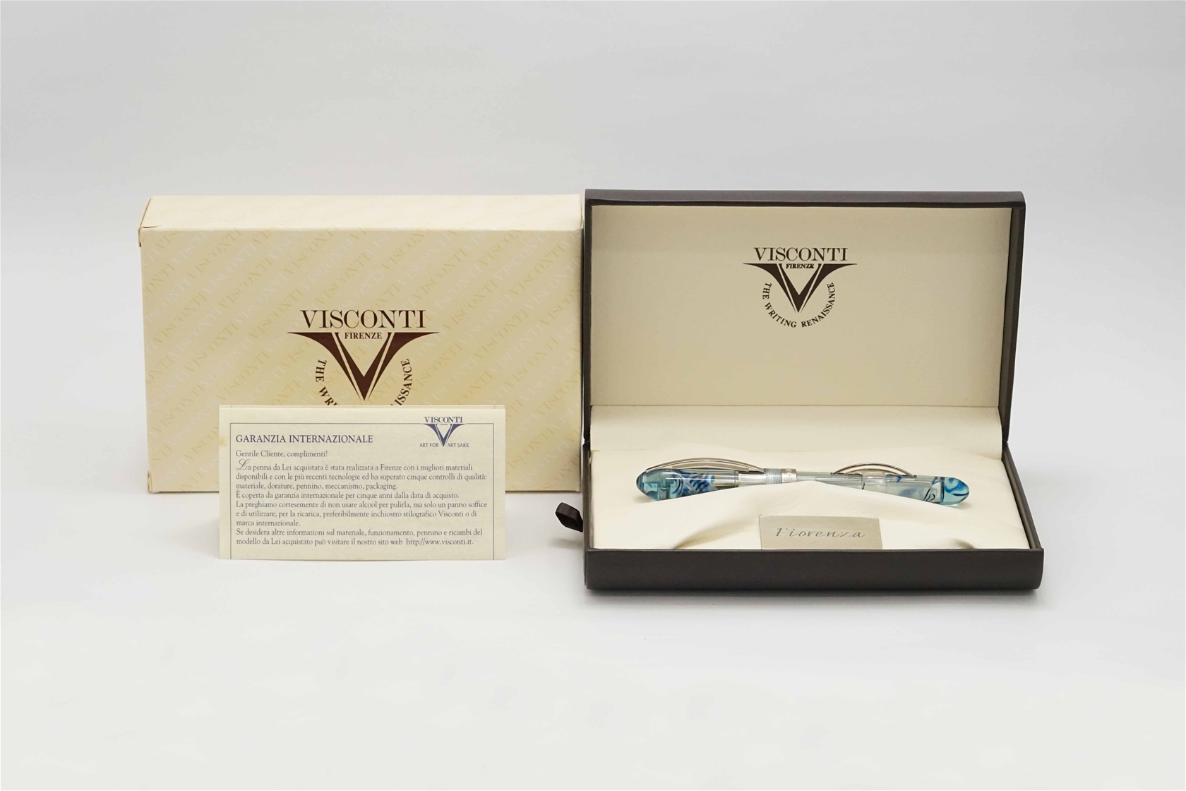 Bút máy Visconti Millennium Arc Blue Demonstrator Limited Edition 18K M