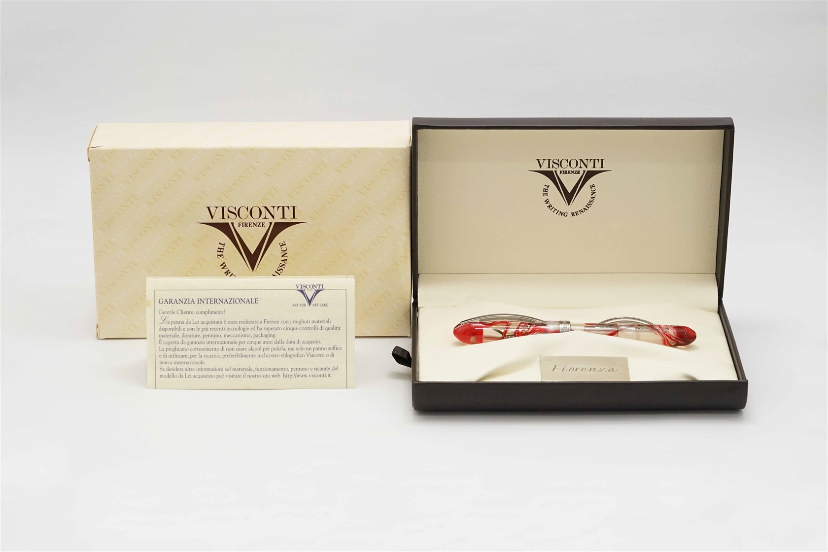 Bút máy Visconti Millennium Arc Red Demonstrator Limited Edition 18K M