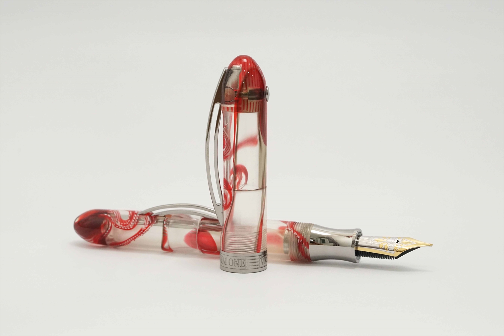 Bút máy Visconti Millennium Arc Red Demonstrator Limited Edition 18K M