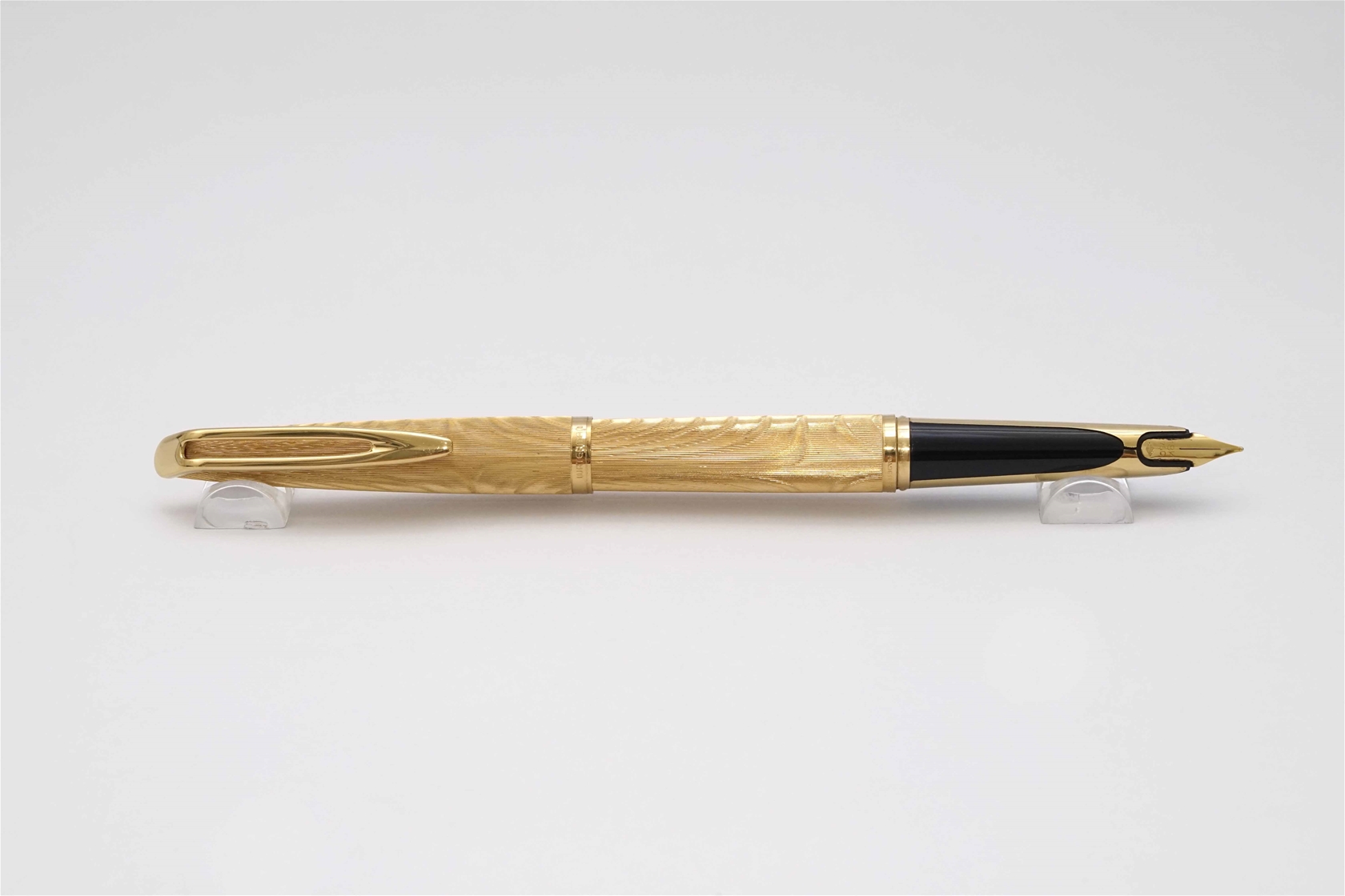 Bút máy Waterman CF Gold Plated Moire 18K F