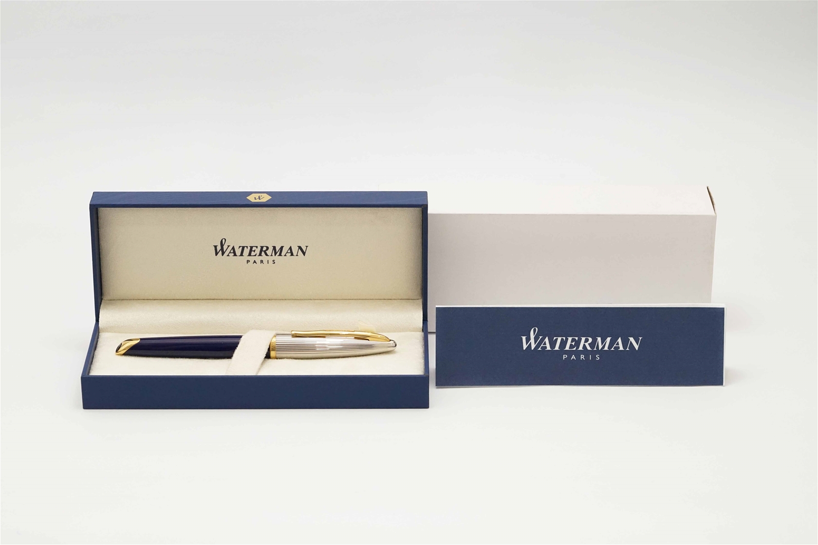 Bút máy Waterman Carene Deluxe Blue 18K M