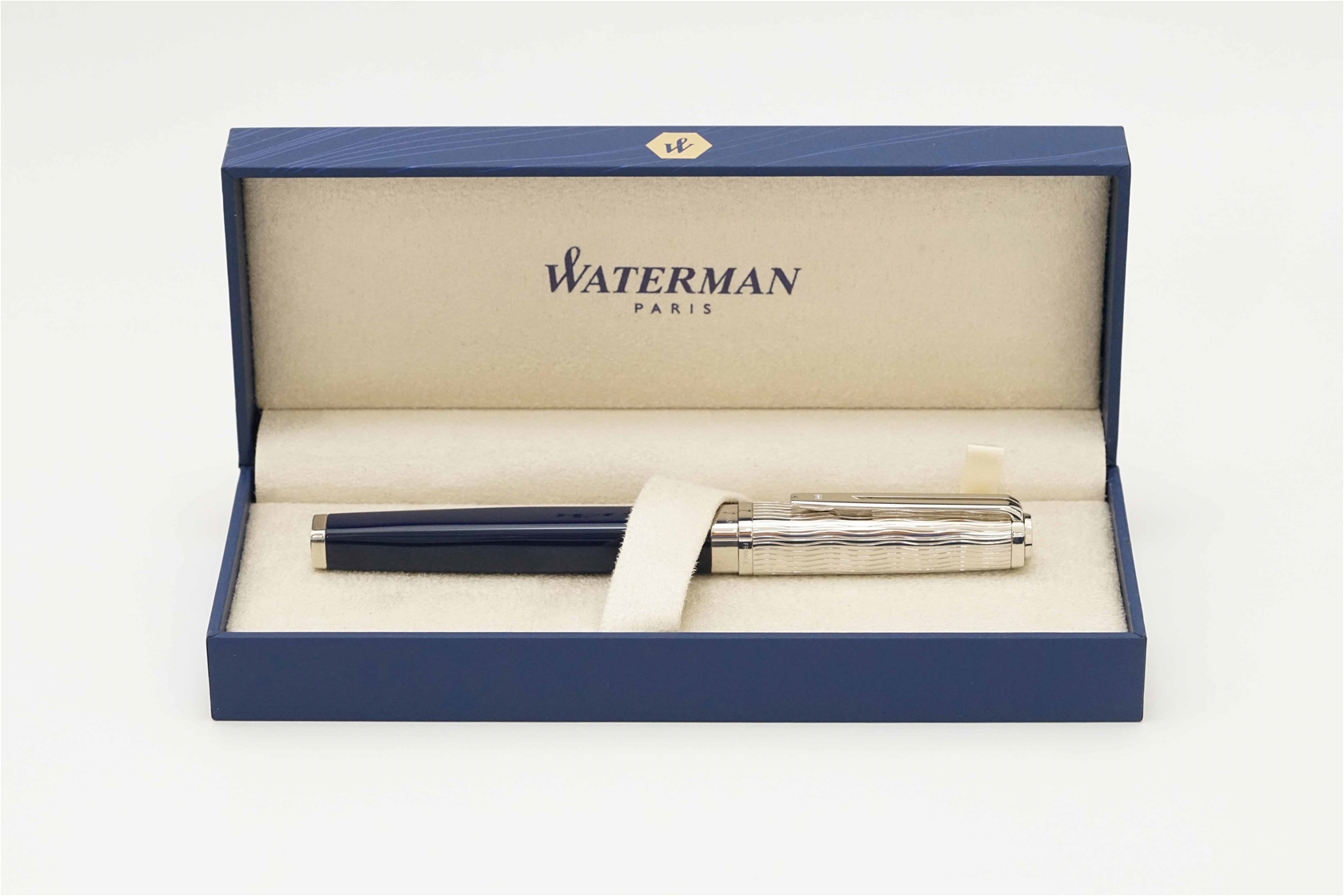 Bút máy Waterman Exception Deluxe Dark Blue Special Edition 18K M