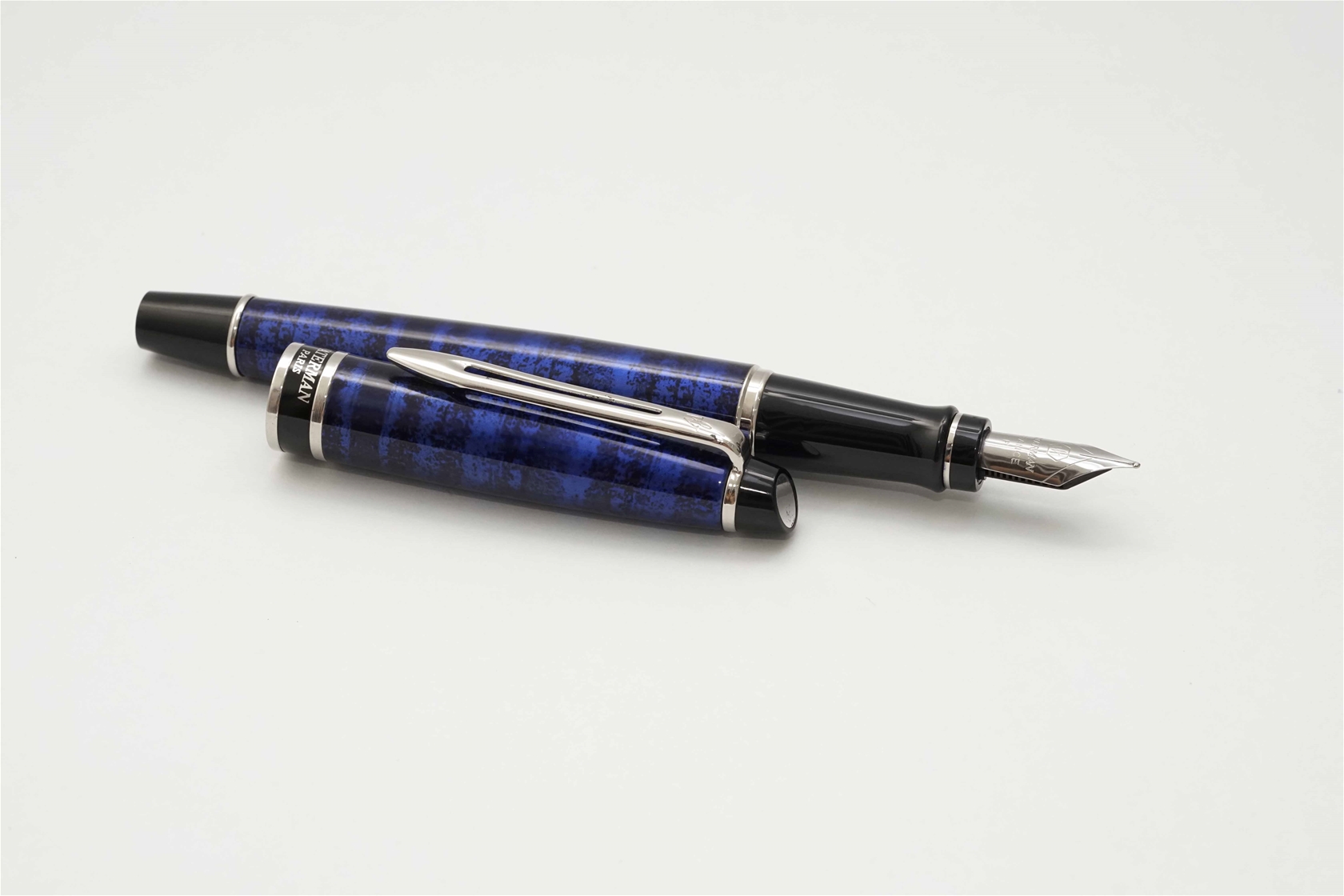 Bút máy Waterman Expert II Dune Blue CT Steel F