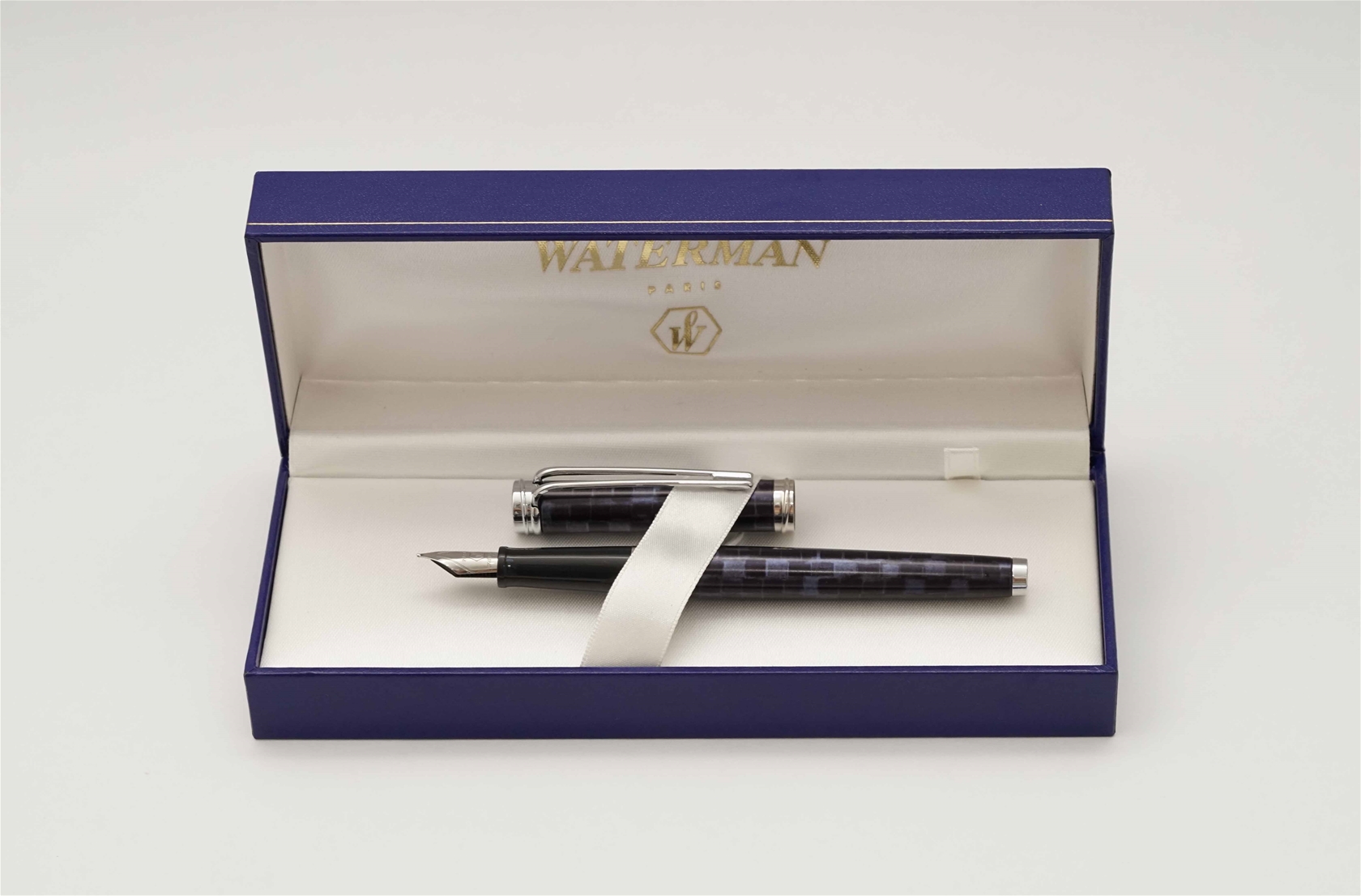 Bút máy Waterman Harmonie Patio Blue CT Steel F