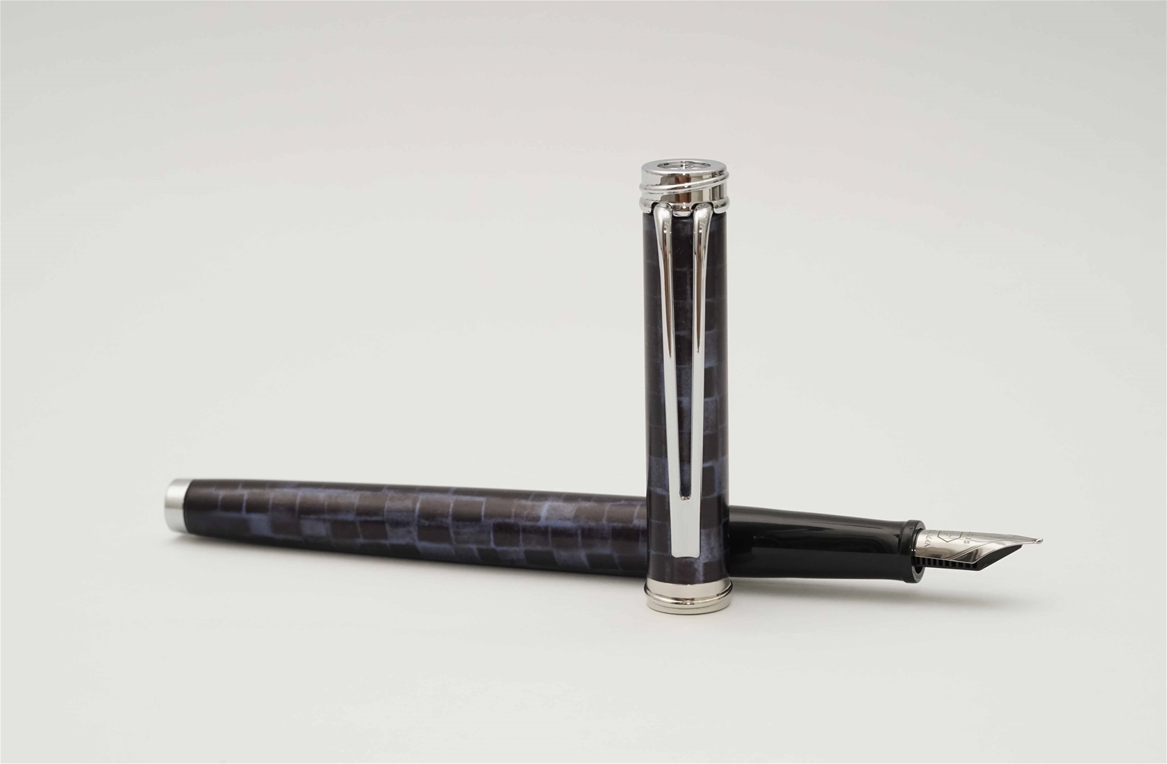 Bút máy Waterman Harmonie Patio Blue CT Steel F