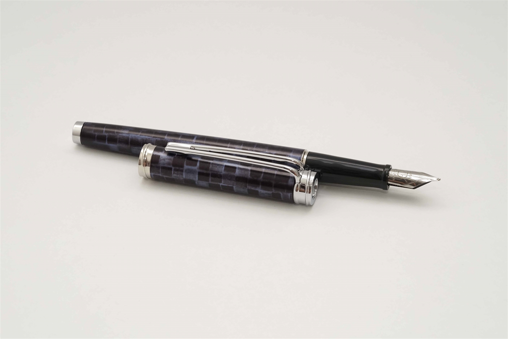 Bút máy Waterman Harmonie Patio Blue CT Steel F