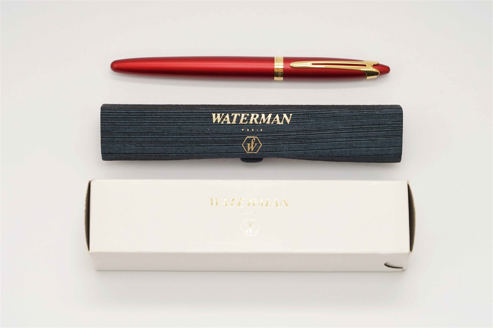 Bút máy Waterman Ici Et La Red GT Steel M