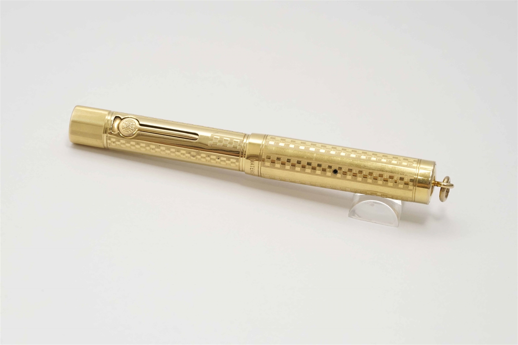 Bút máy Waterman Ideal 0552 Gold Filled Lever Fill Ring Top 14K F Flexible Nib 