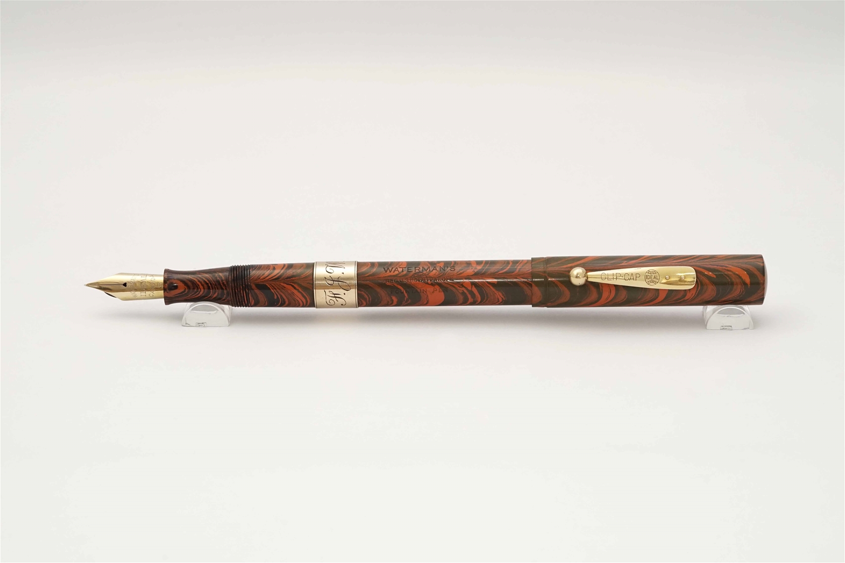 Bút máy Waterman Ideal 55 Red Ripple Woodgrain 18K F 