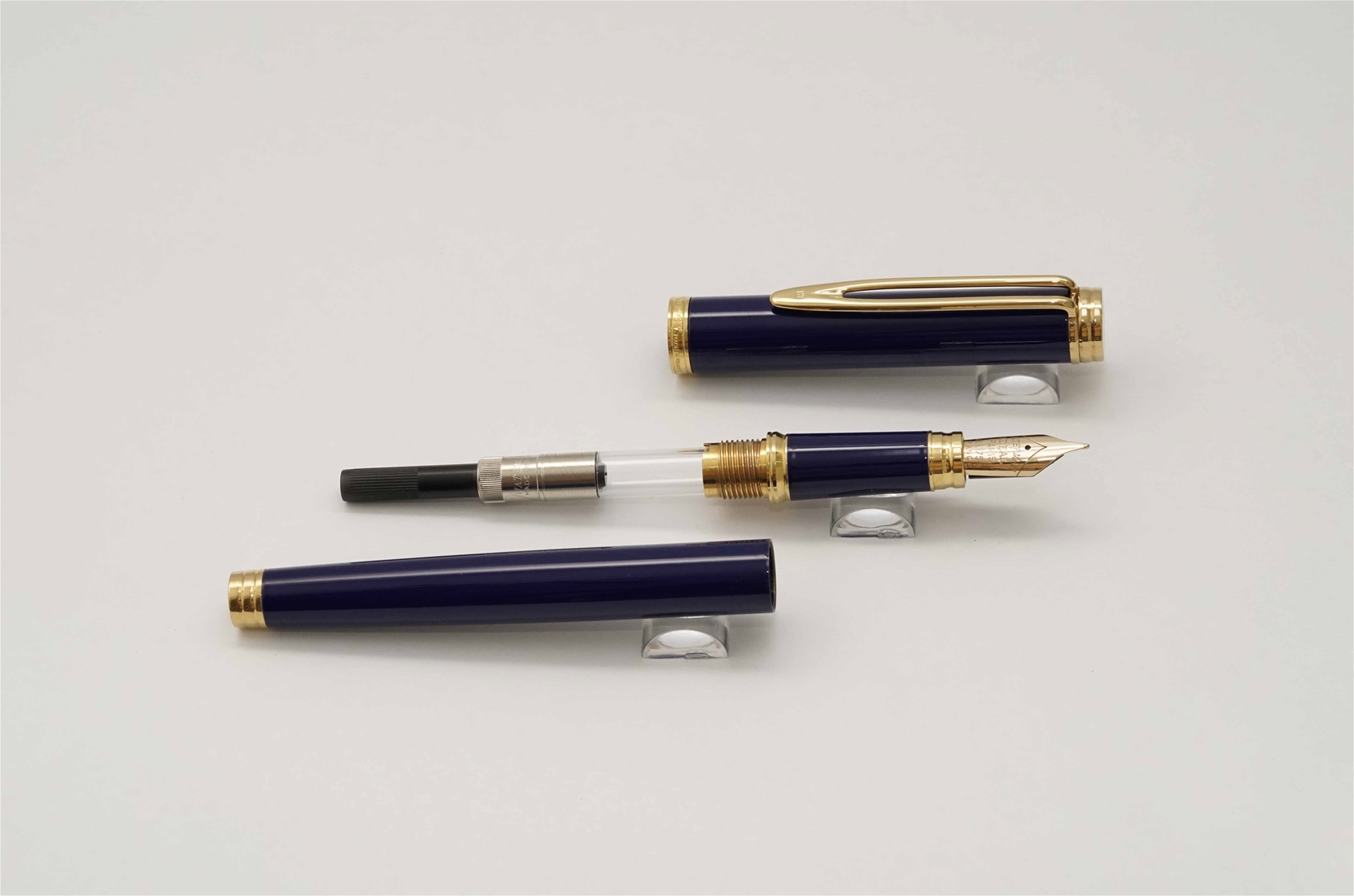 Bút máy Waterman Ideal Gentleman Blue Lacquer 18K M