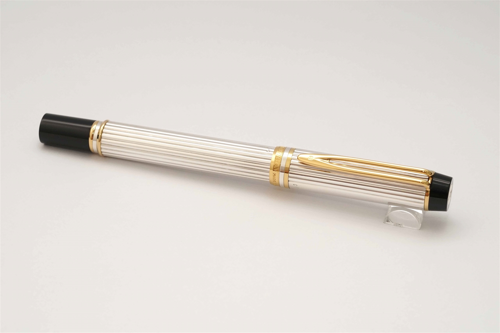 Bút máy Waterman Le Man 100 Godron Sterling Silver 18K B