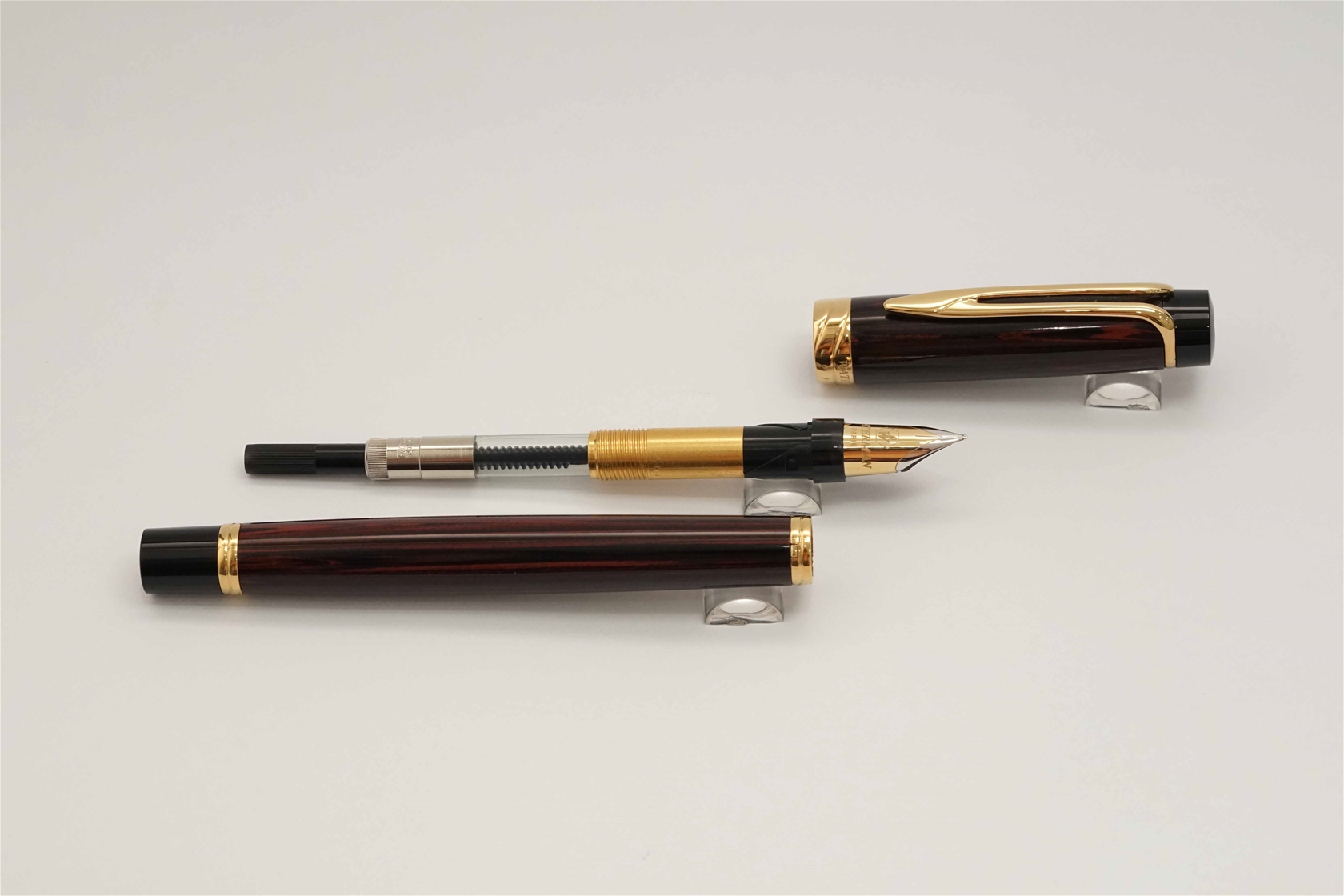 Bút máy Waterman Liaison Dark Brown Ebonite 18K F