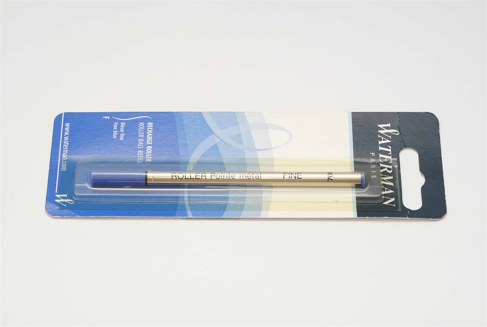 Ruột bút bi nước Waterman Roller Ball Refill Blue F