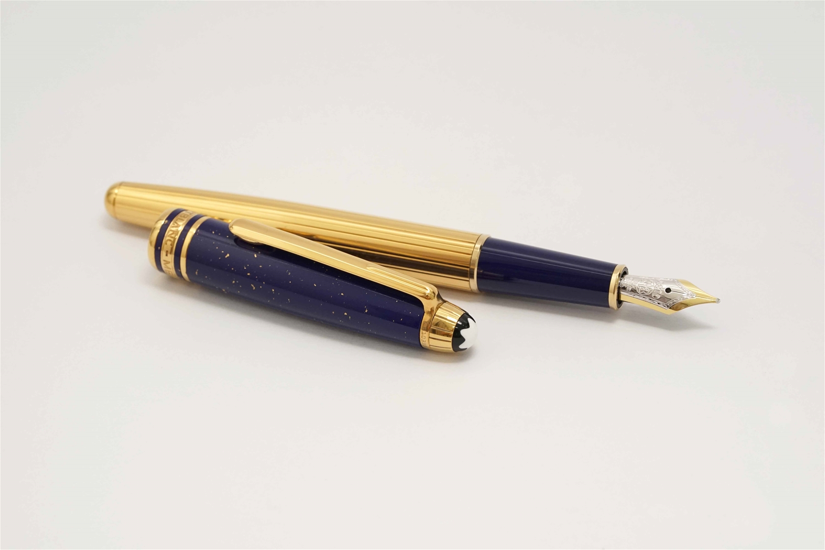 Bút máy Montblanc Meistersrtuck 144 Ramses II Vermeil & Lapis Lazuli 18K F